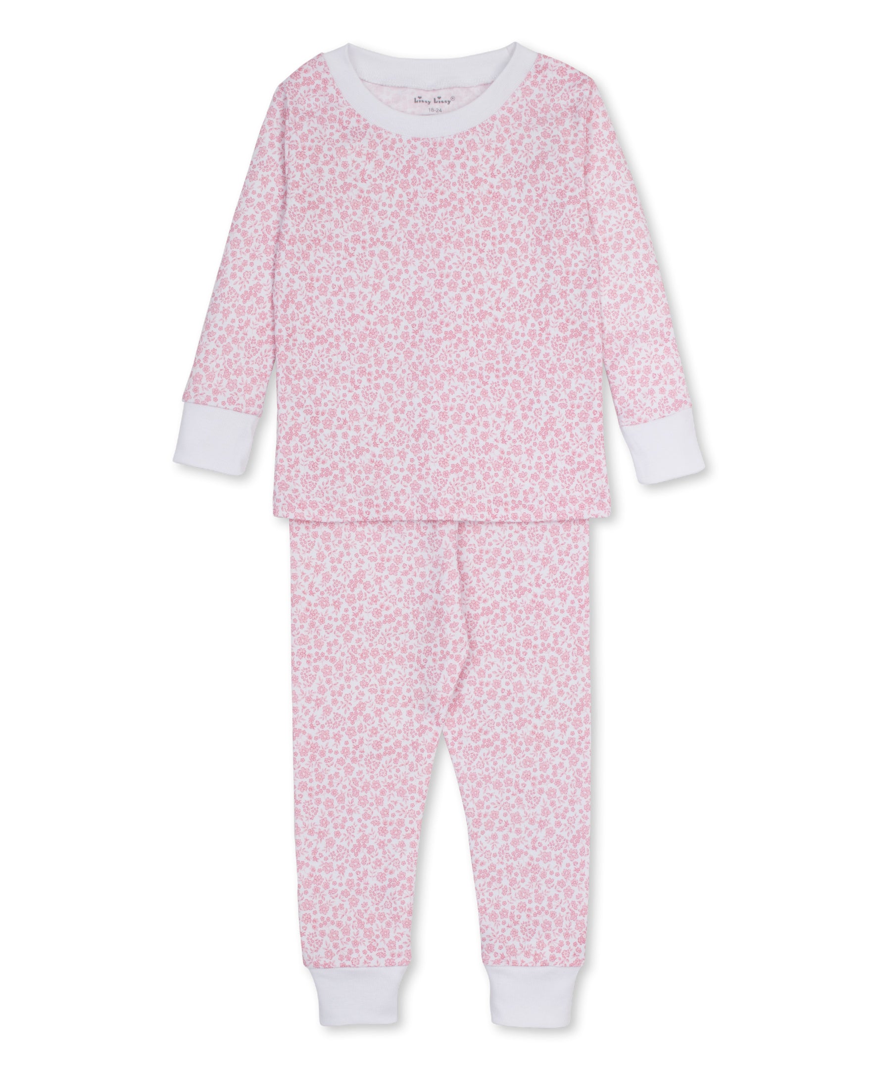 Fall Blooms Pink Toddler Pajama Set - Kissy Kissy