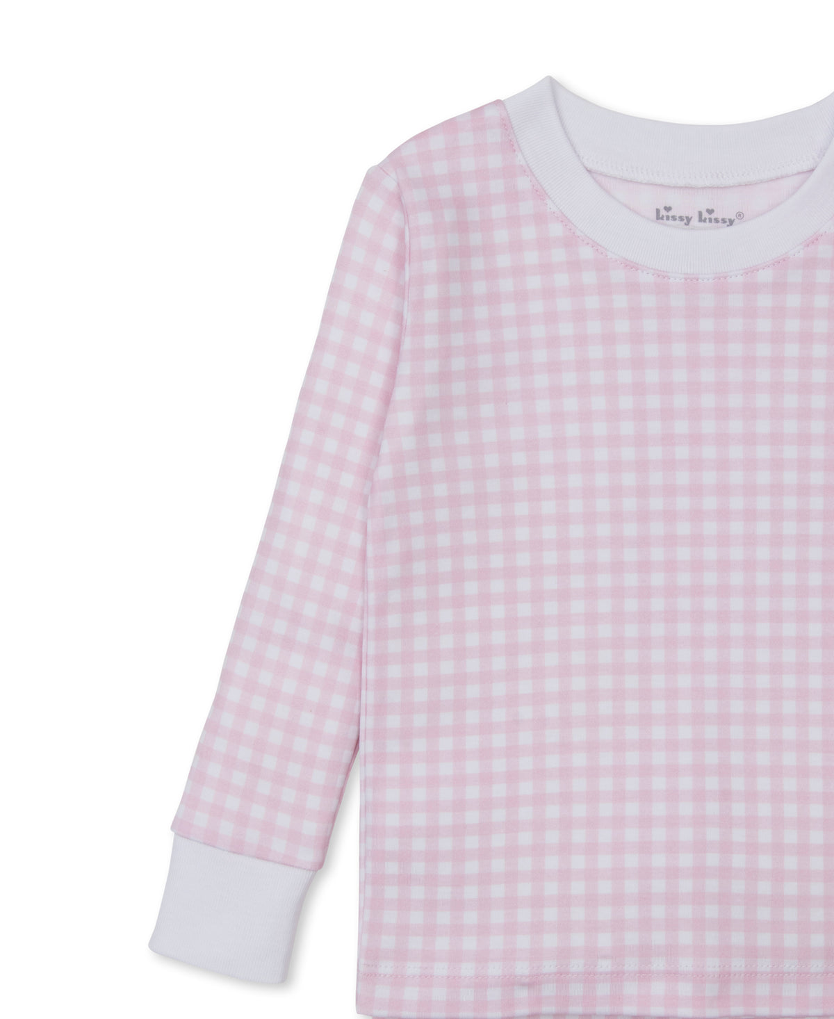 Gingham Traditions Pink Toddler Pajama Set - Kissy Kissy