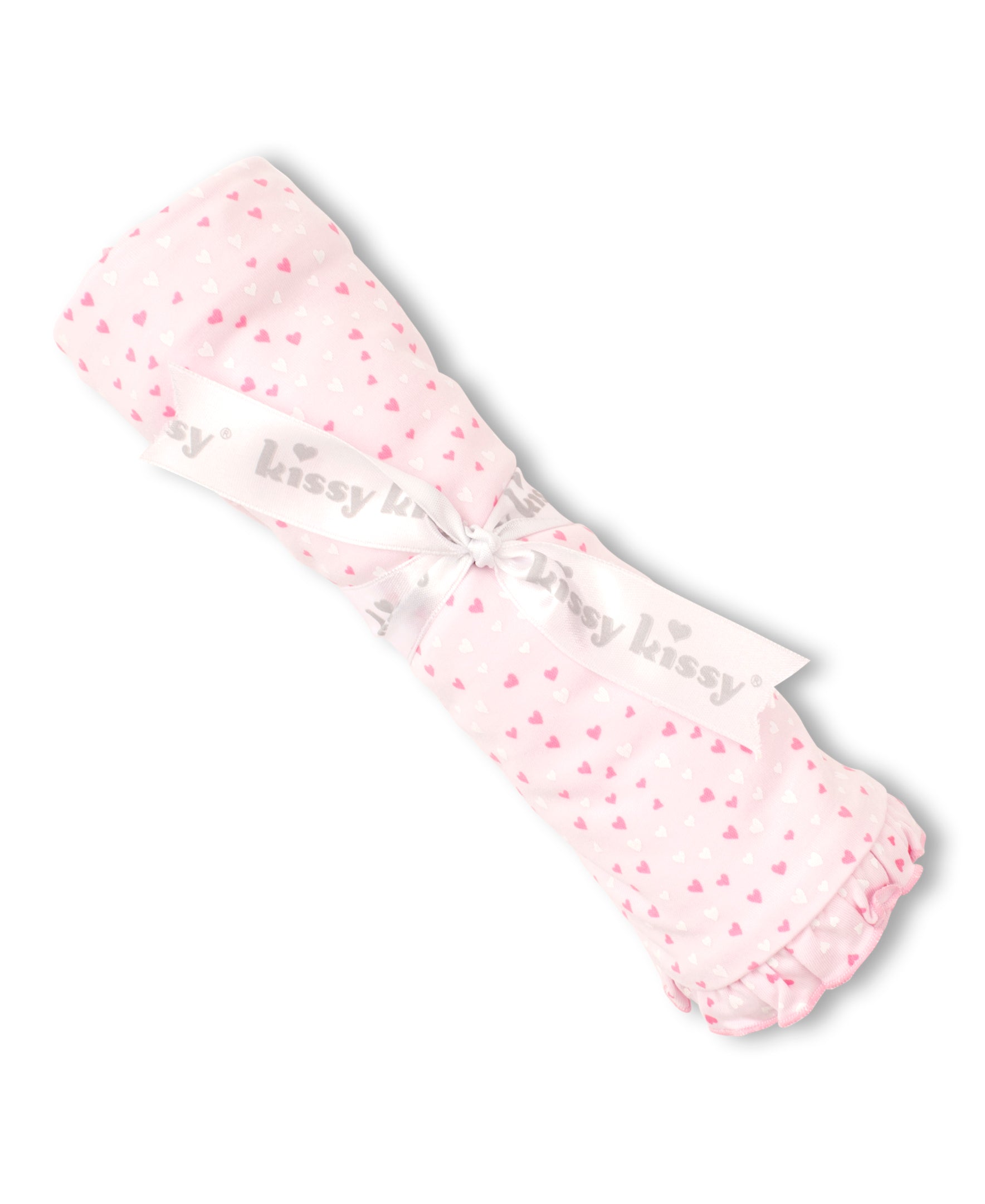 Kissy Sweethearts Pink Blanket - Kissy Kissy