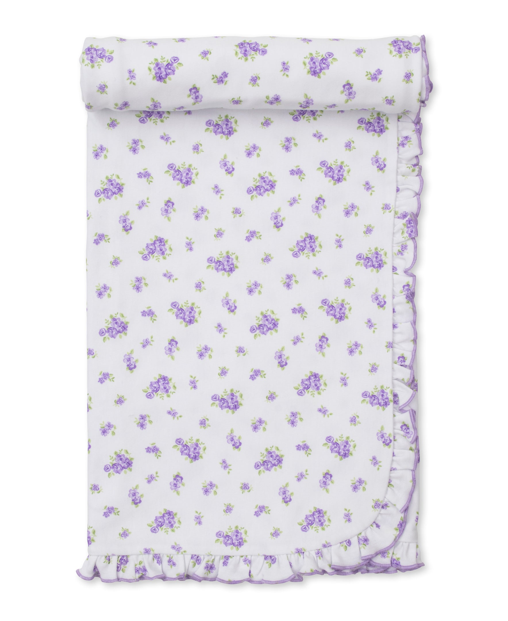 Roses and Blooms Lilac Blanket - Kissy Kissy