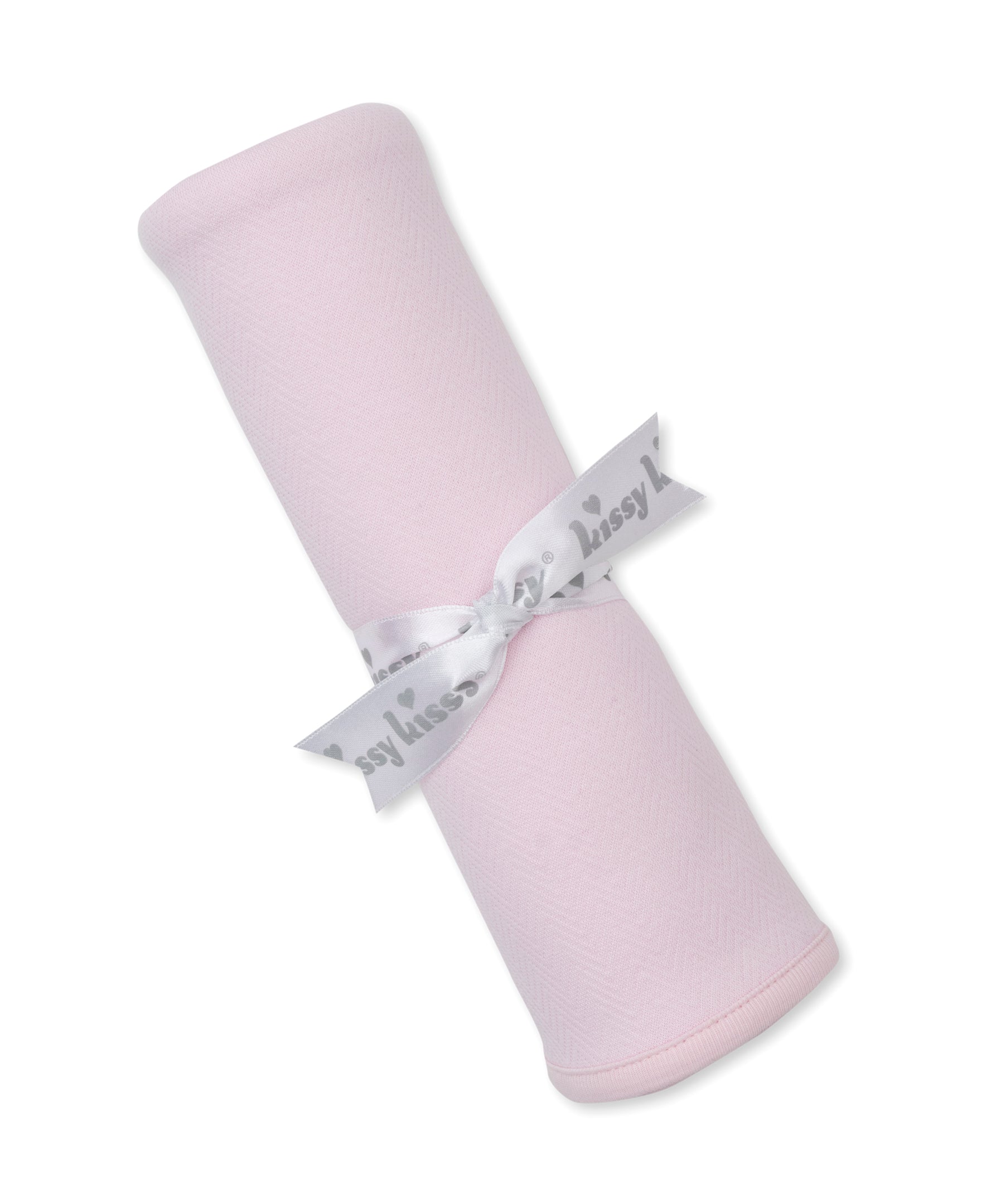 Sweet Homecoming Pink Jacquard Blanket - Kissy Kissy