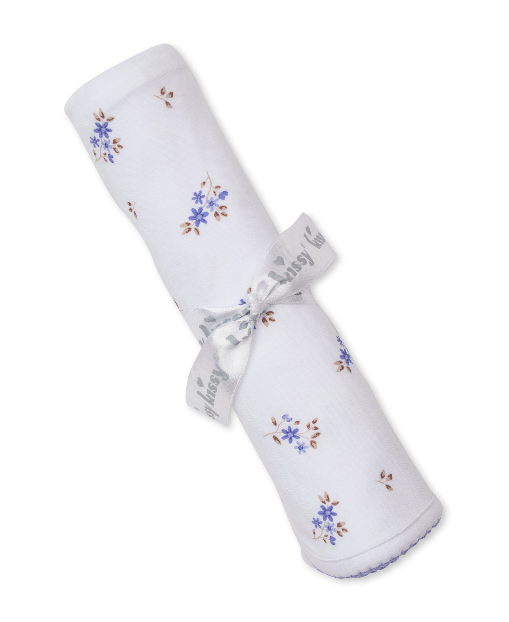 Tiny Blossoms Lilac Blanket - Kissy Kissy