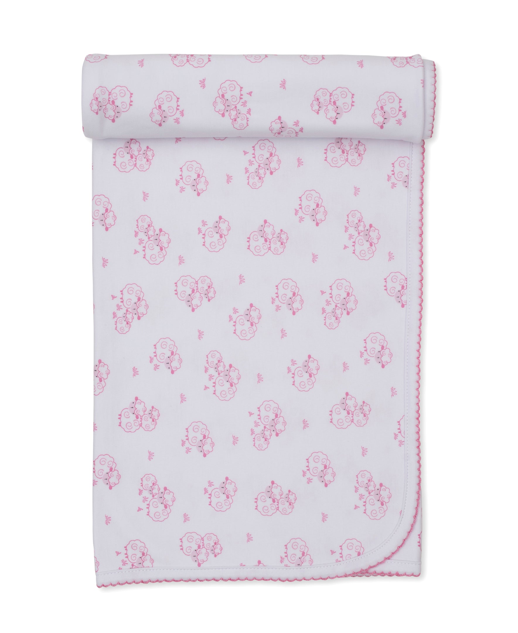 Sweet Sheep Pink Blanket