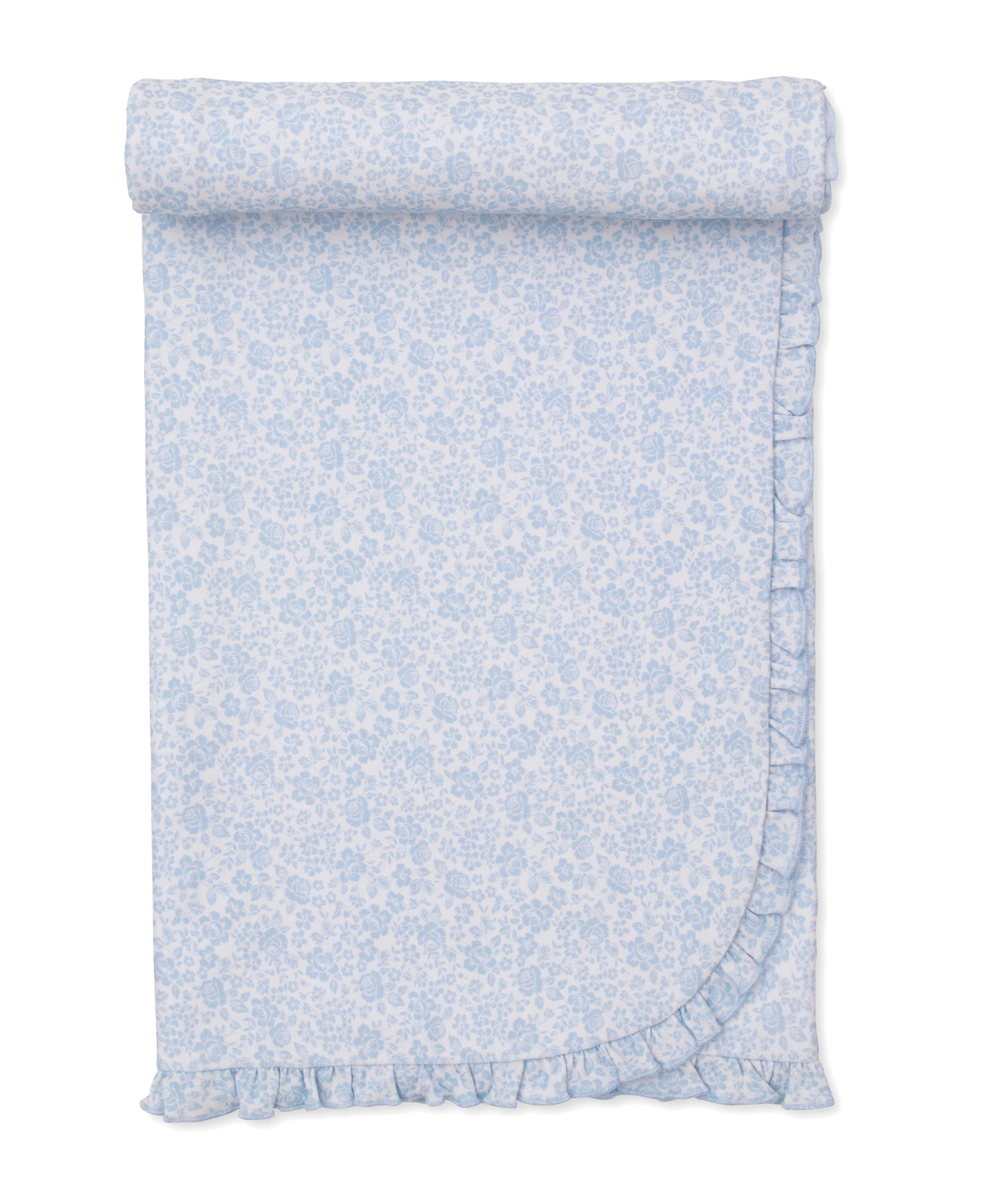 Country Gardens Blue Blanket