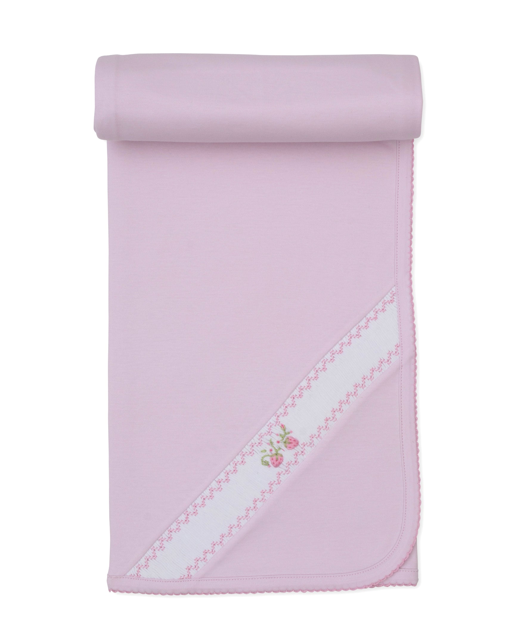 CLB Summer Medley 26 Pink Hand Smocked Blanket