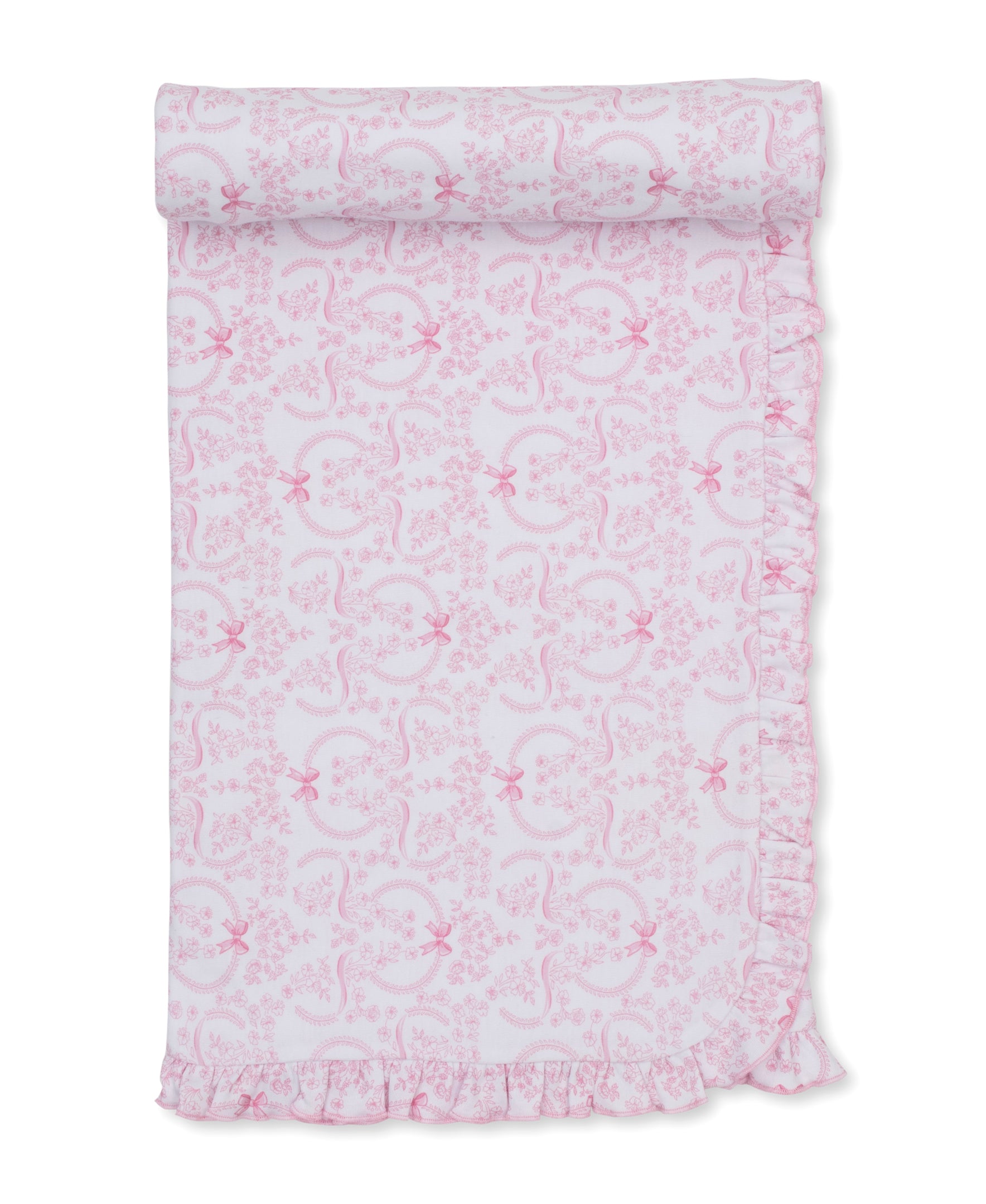 Delicate Blooming Bows Pink Blanket - Kissy Kissy