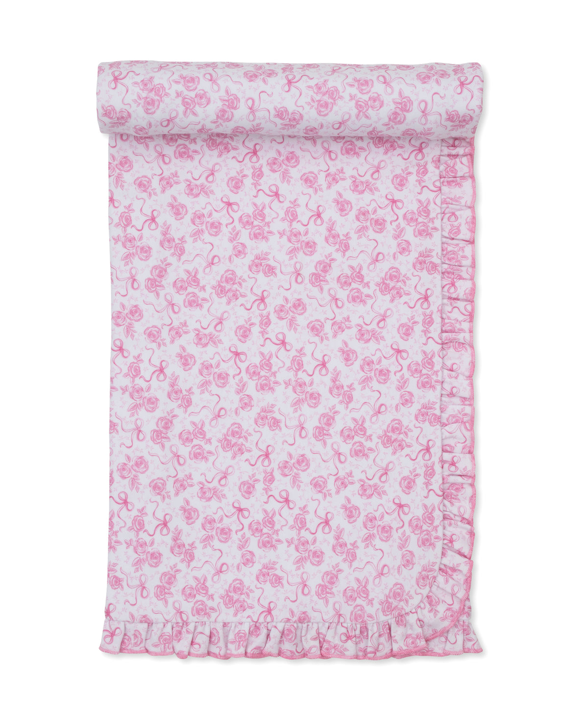 Roses & Bows Pink Blanket - Kissy Kissy