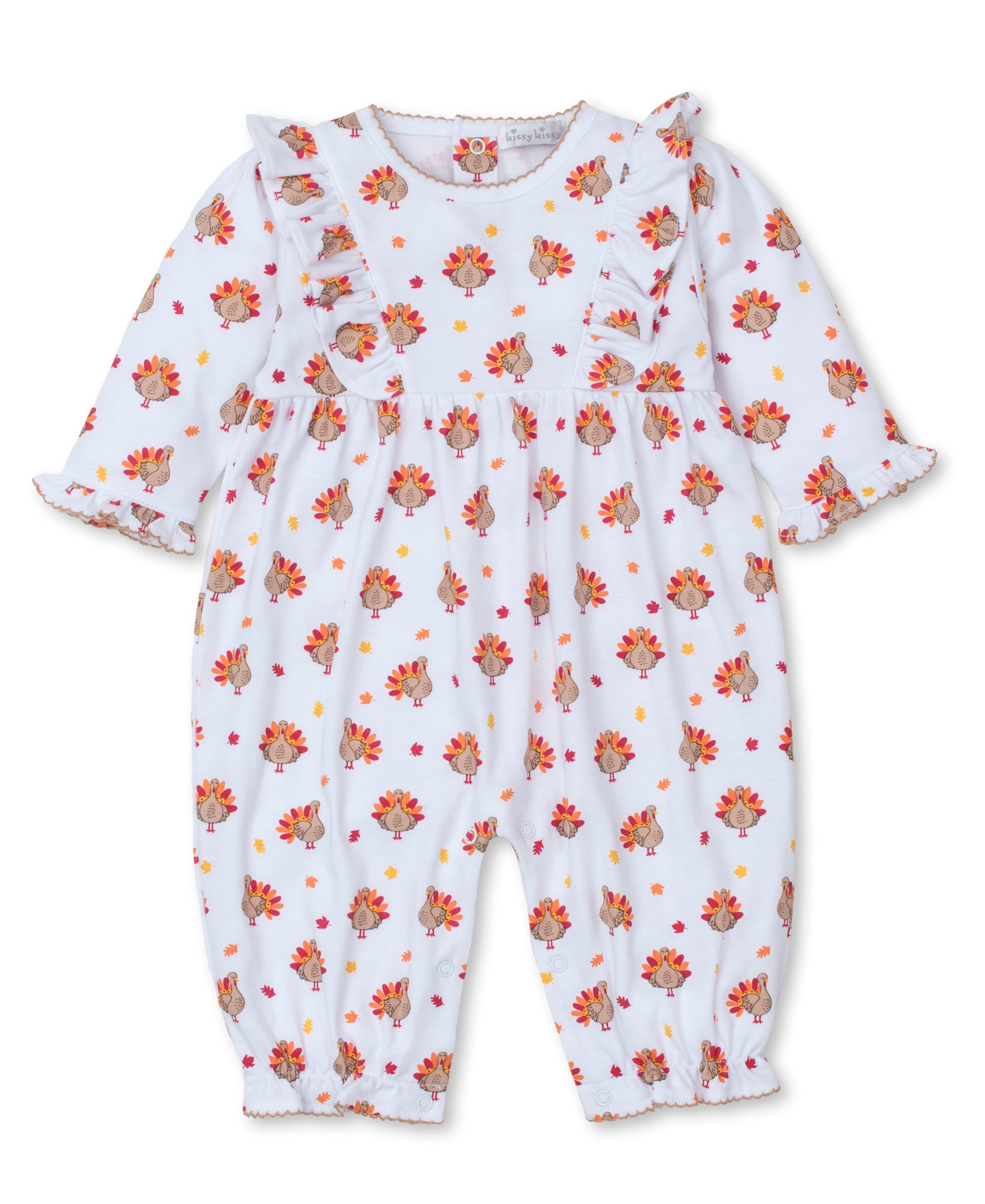 Turkey Time Ruffle Playsuit - Kissy Kissy