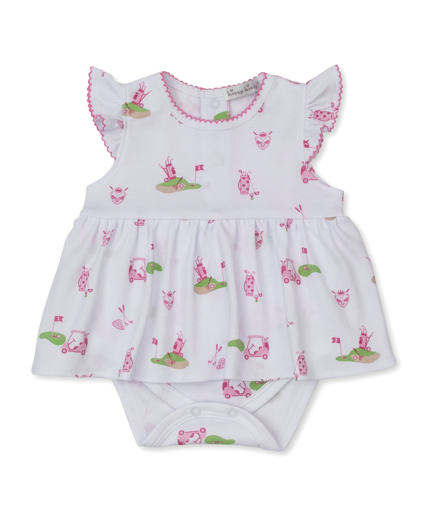 Golf Championship Pink Bodysuit Dress - Kissy Kissy