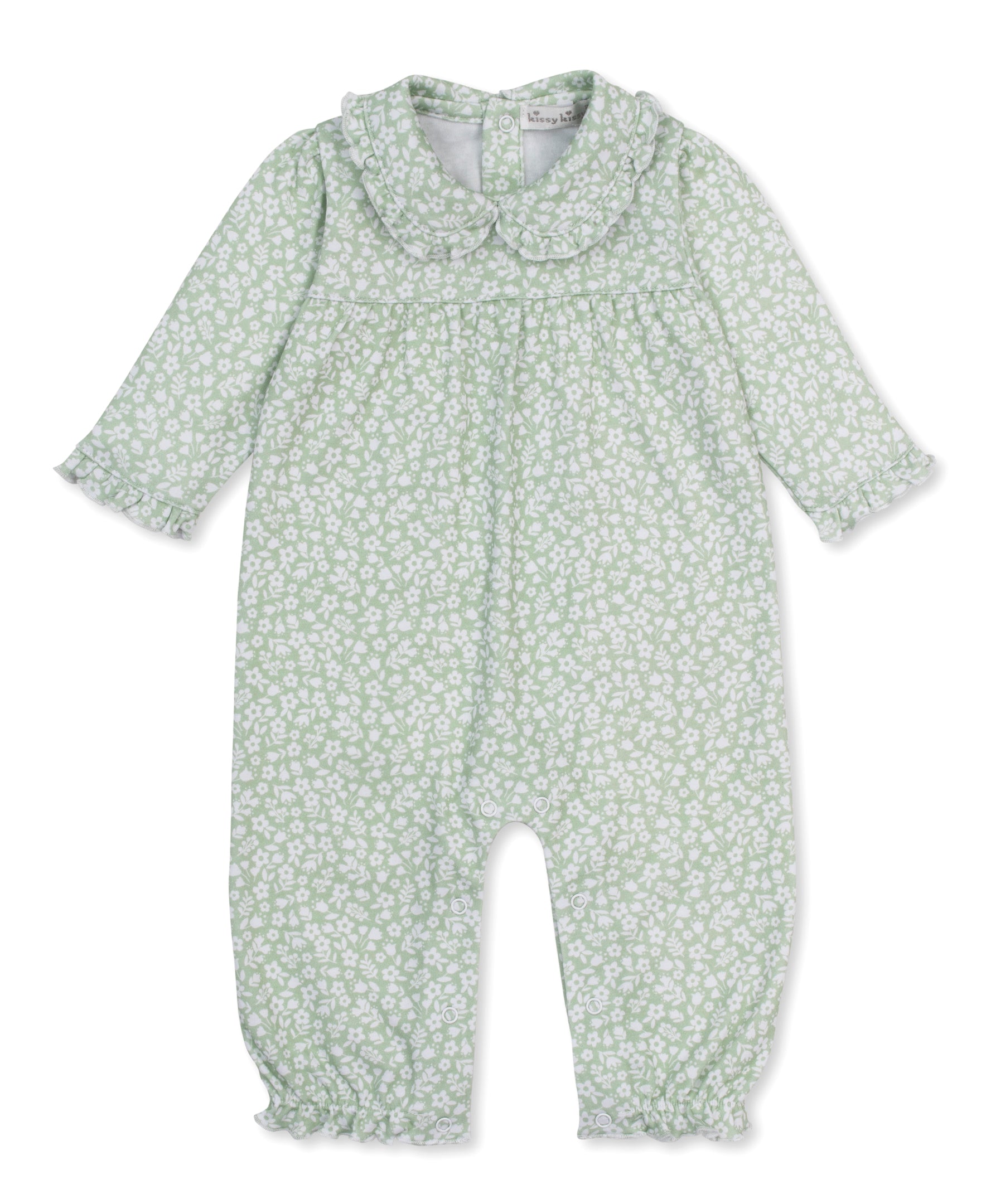 Autumn Meadows Green Playsuit