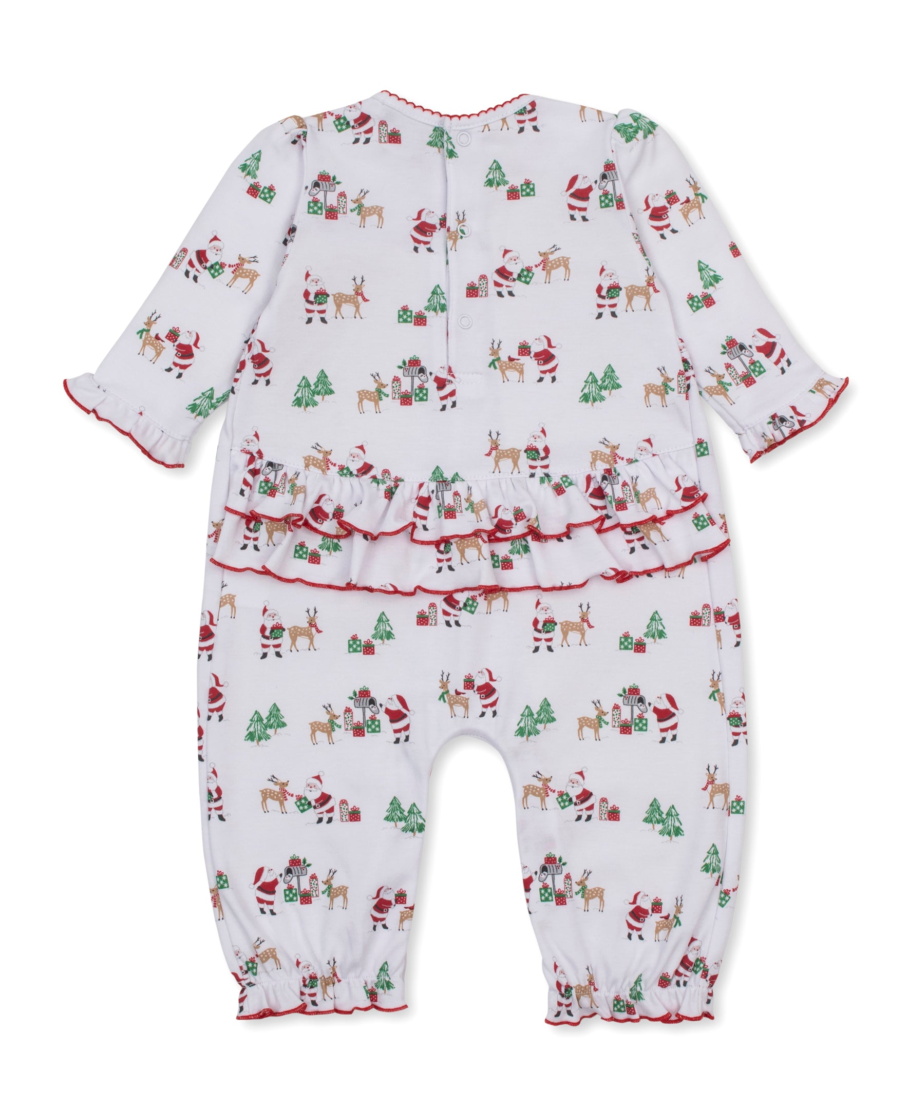 North Pole Reindeer Ruffle Playsuit