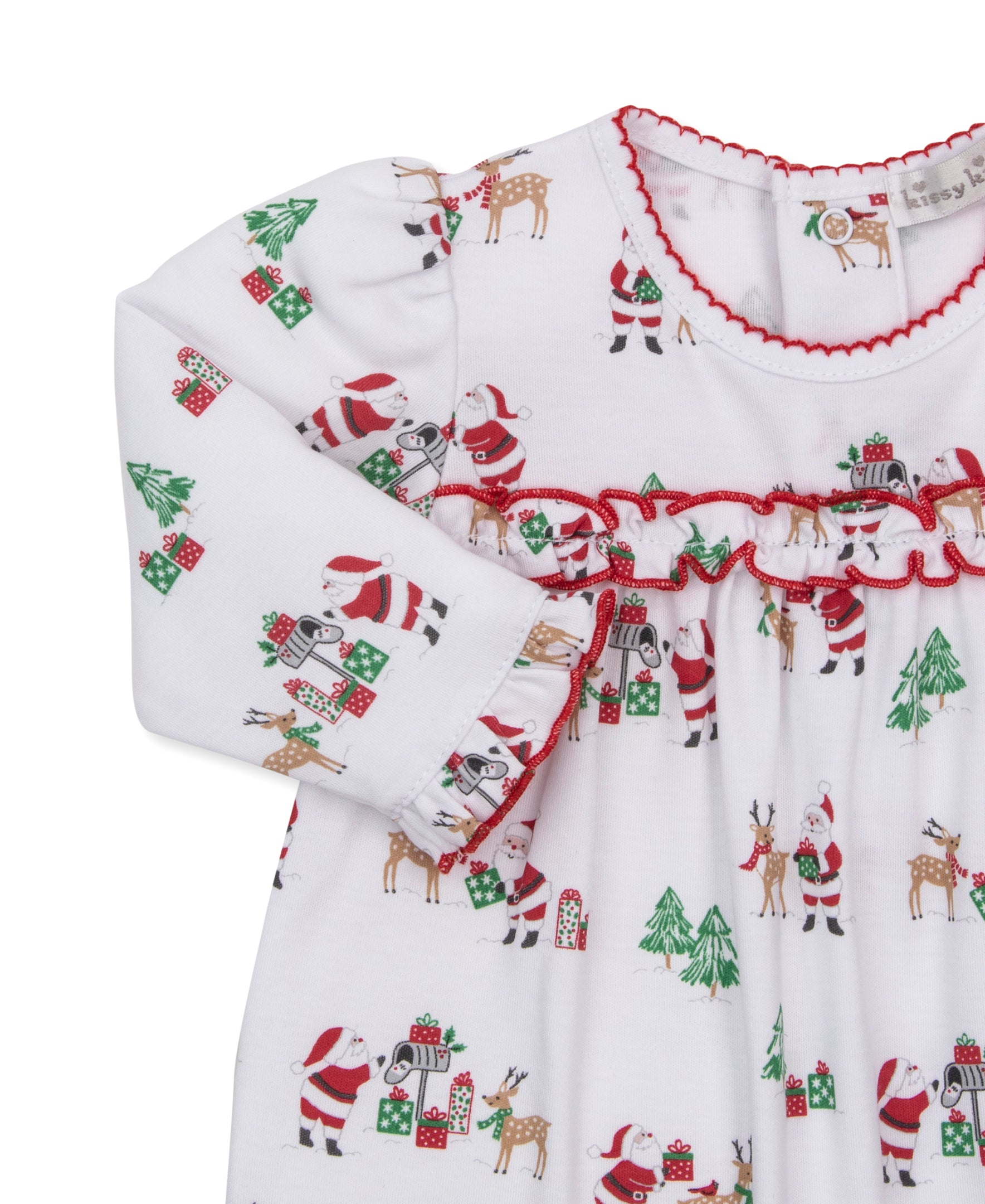 North Pole Reindeer Ruffle Playsuit