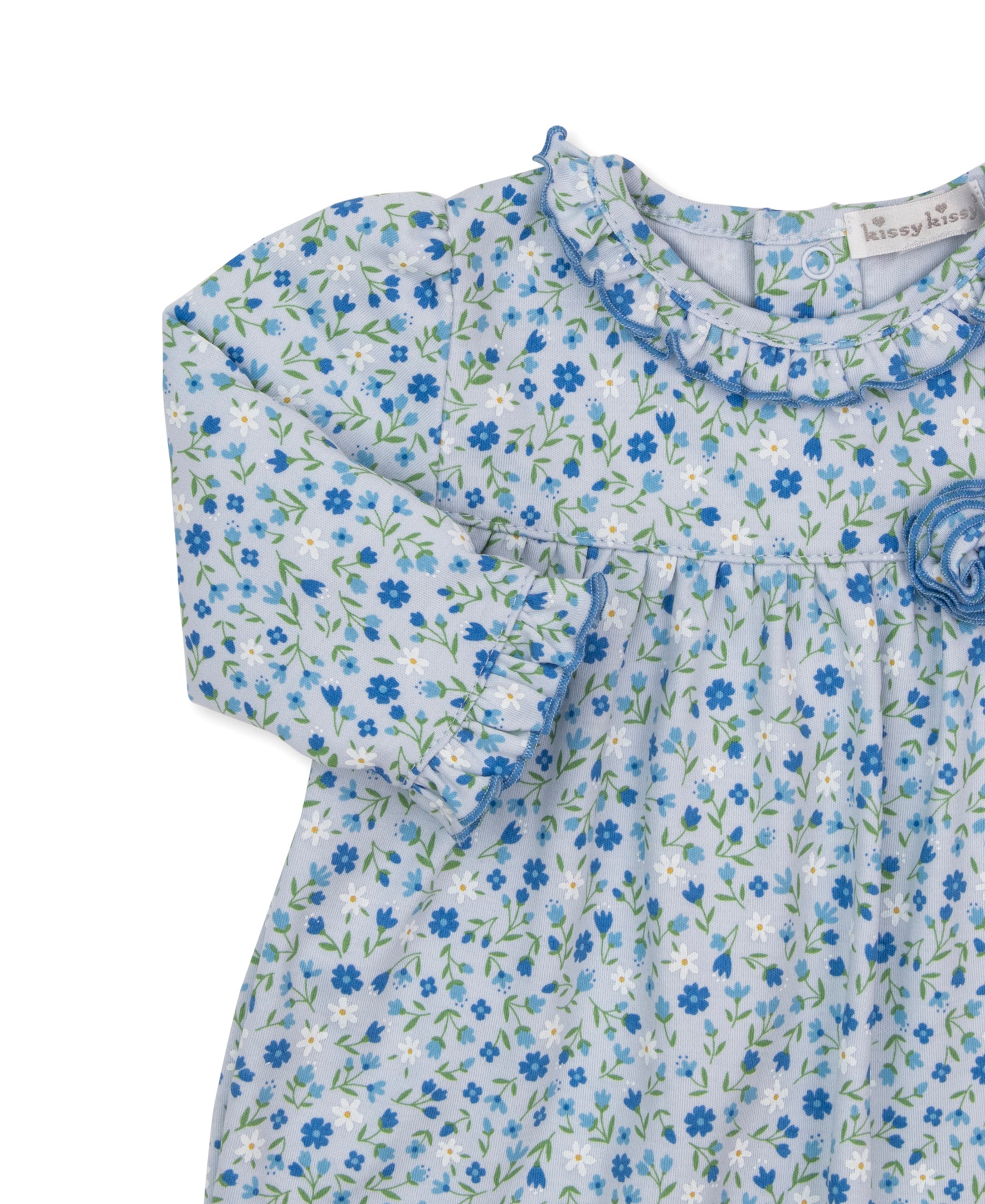 Pretty Petals Blue Playsuit