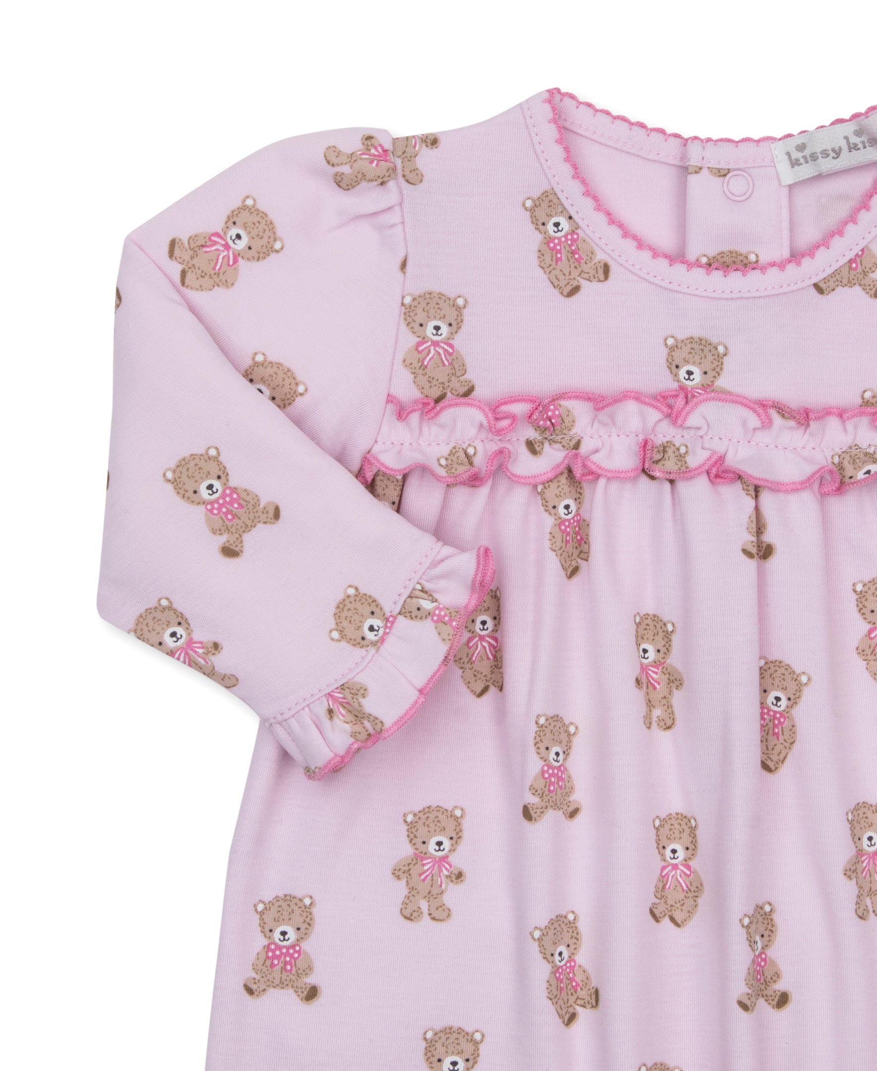 Teddy Bear Club Pink Ruffle Playsuit