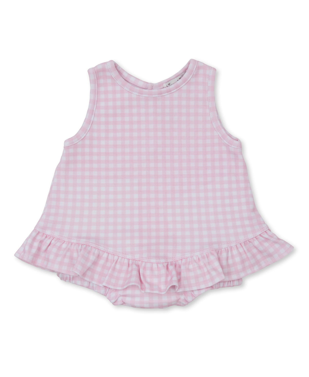 Gingham Traditions Pink Ruffle Bubble - Kissy Kissy