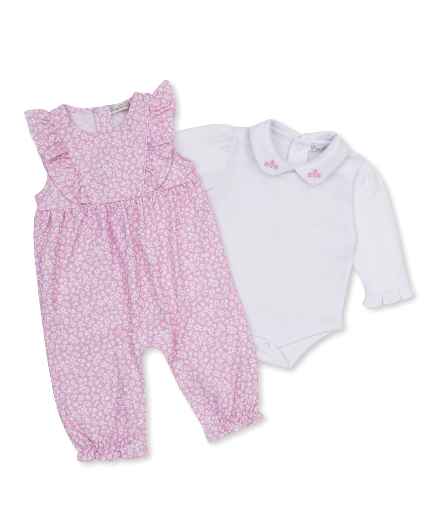 Autumn Meadows Pink Overall Set