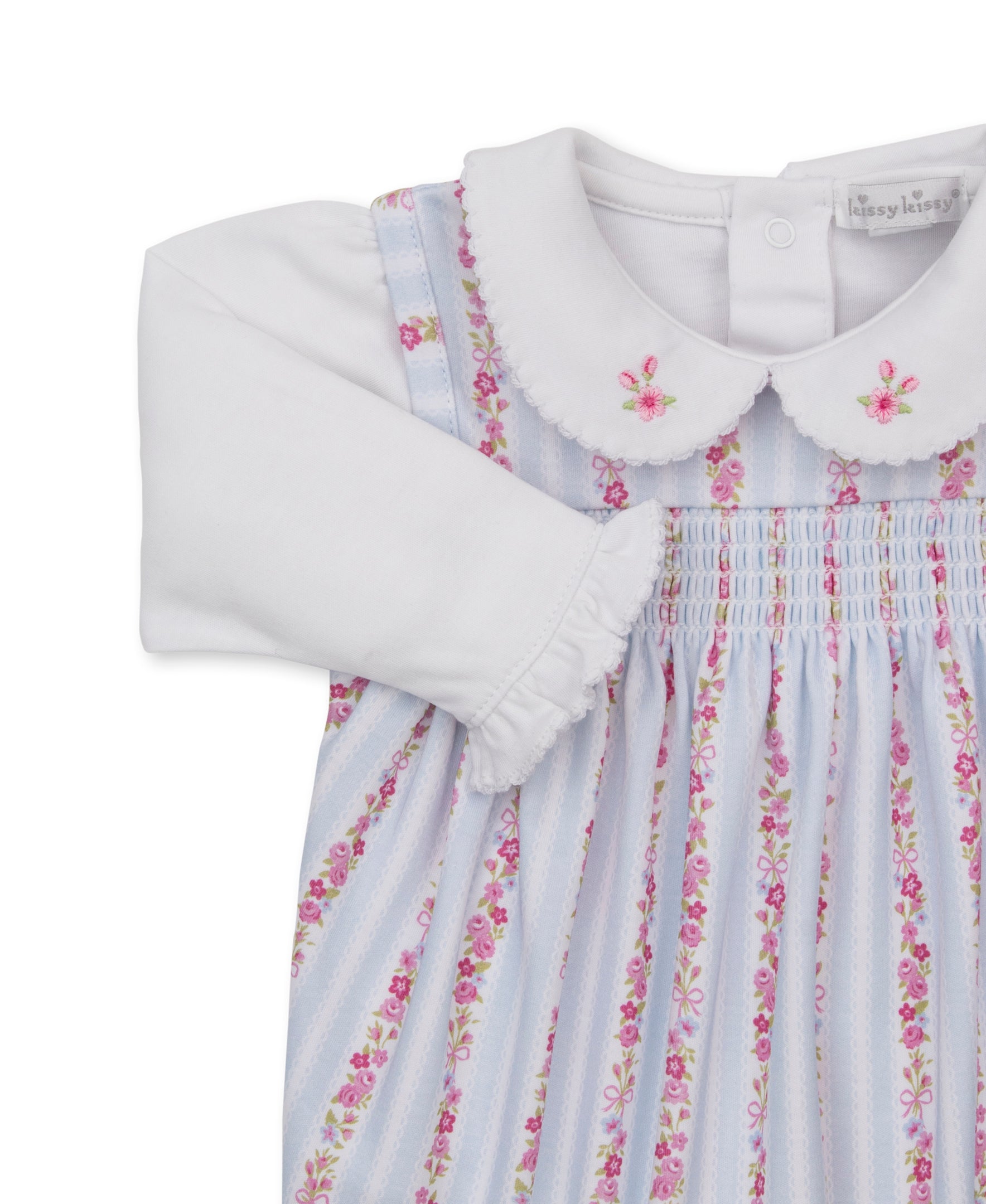 Rose Renaissance Stripe Overall Set - Kissy Kissy