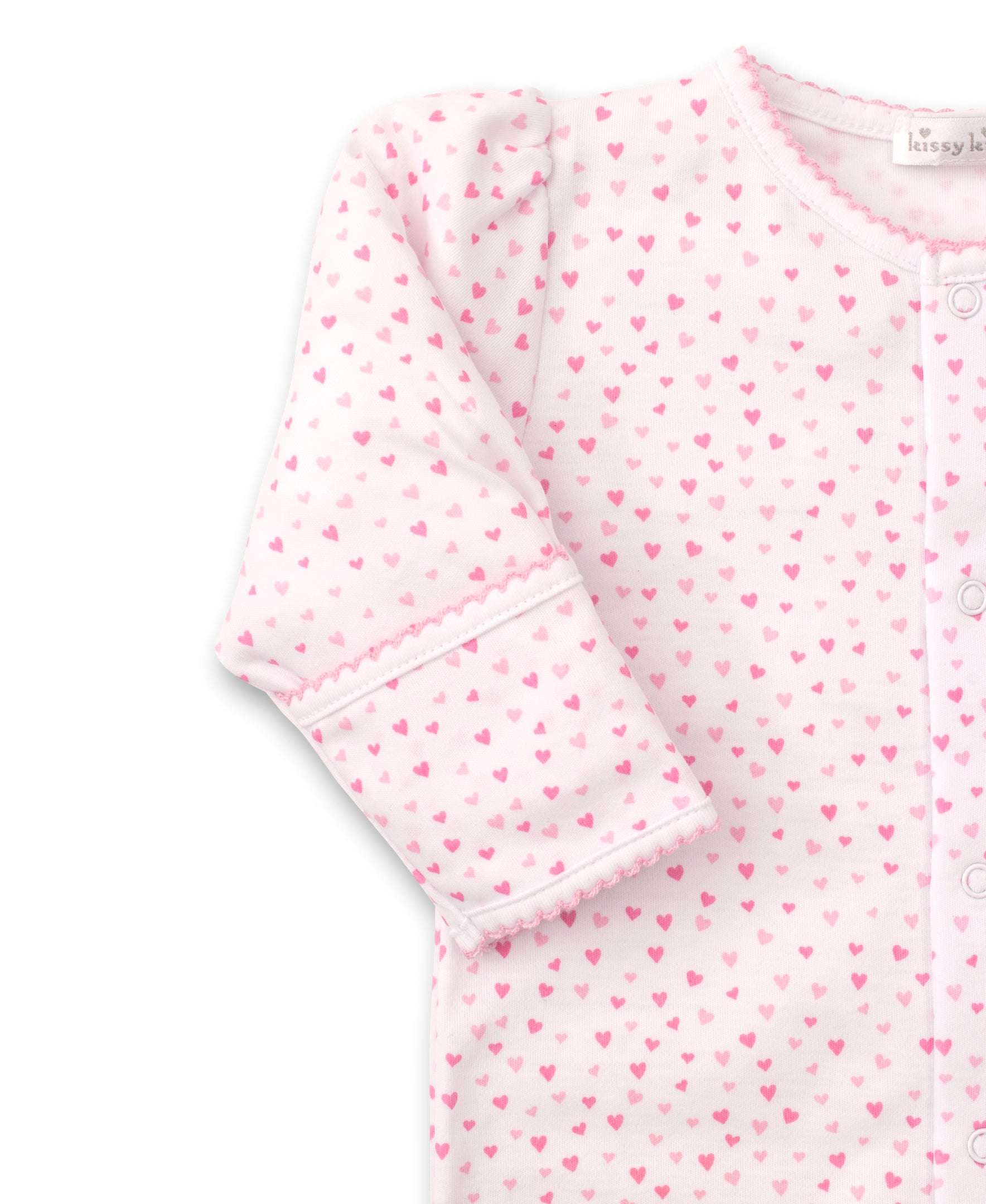 Kissy Sweethearts White Footie - Kissy Kissy