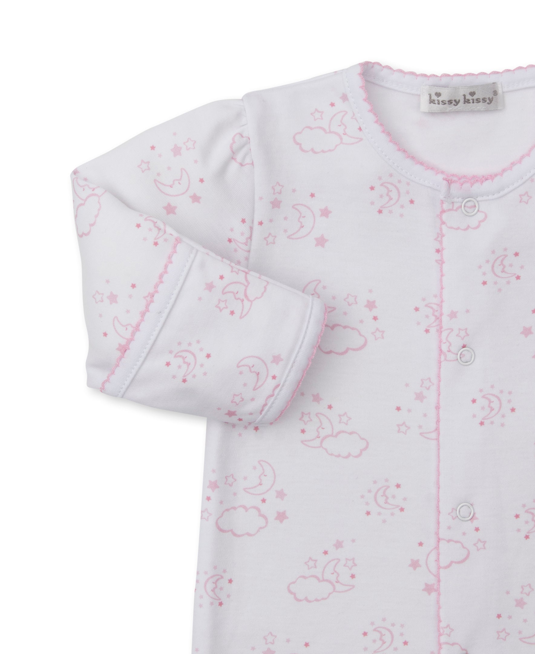 Cheerful Goodnight Pink Footie - Kissy Kissy