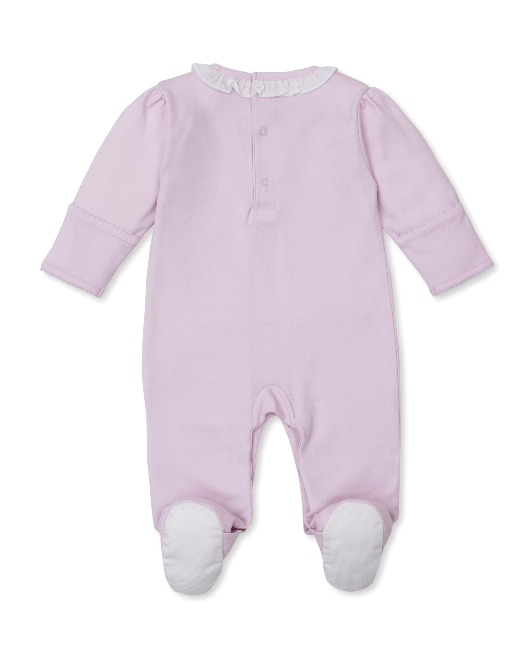 Riding Rockers Pink Ruffle Footie - Kissy Kissy