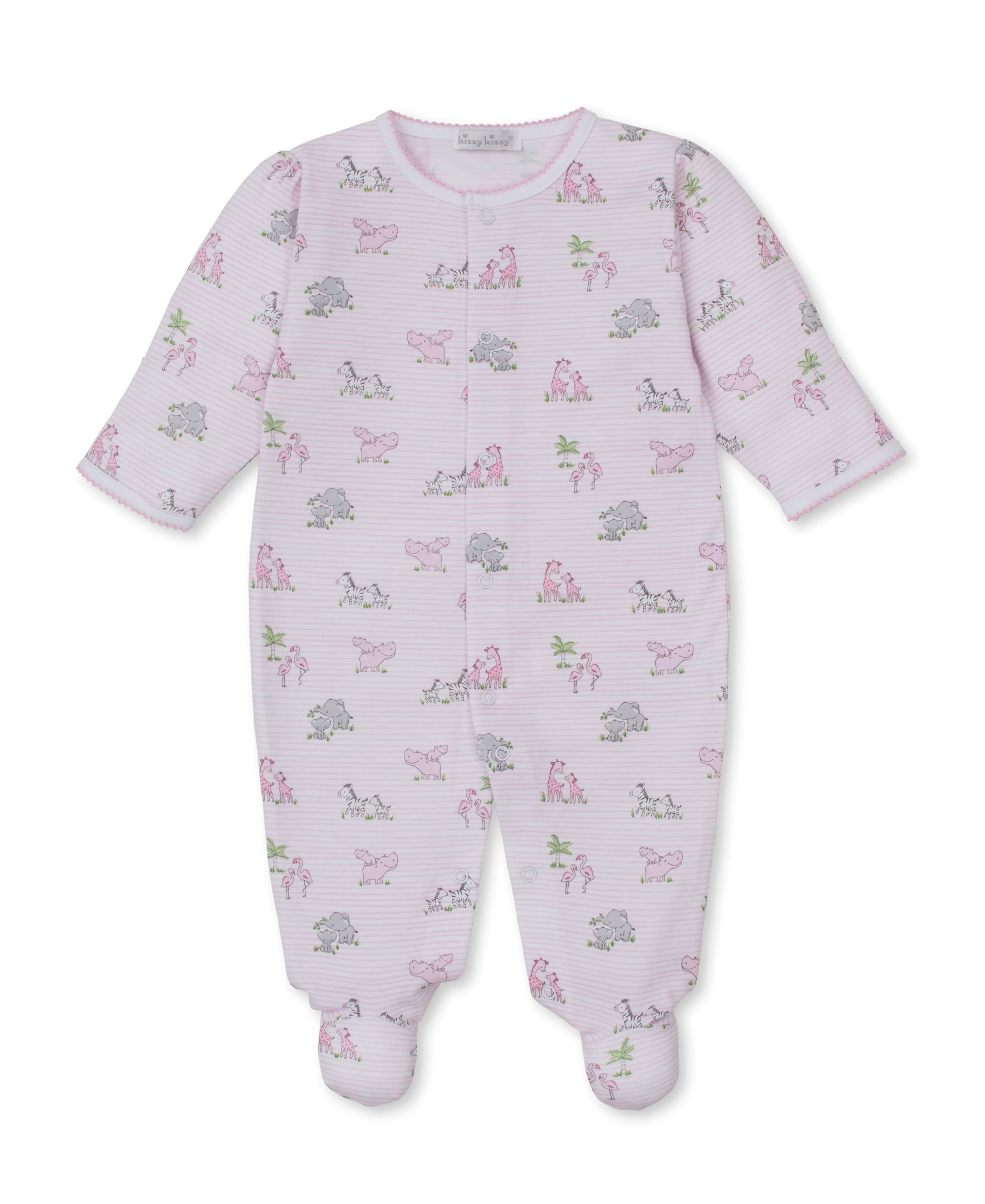 Safari Party Pink Footie