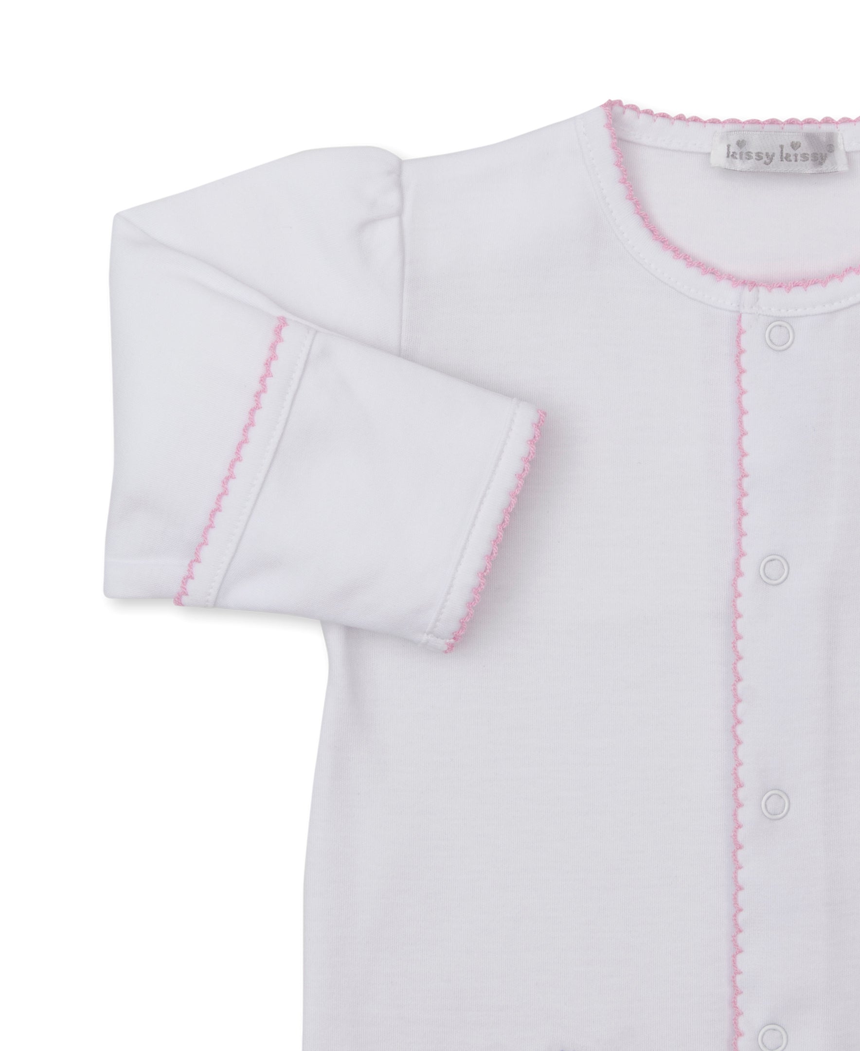 Safari Party White/Pink Footie - Kissy Kissy
