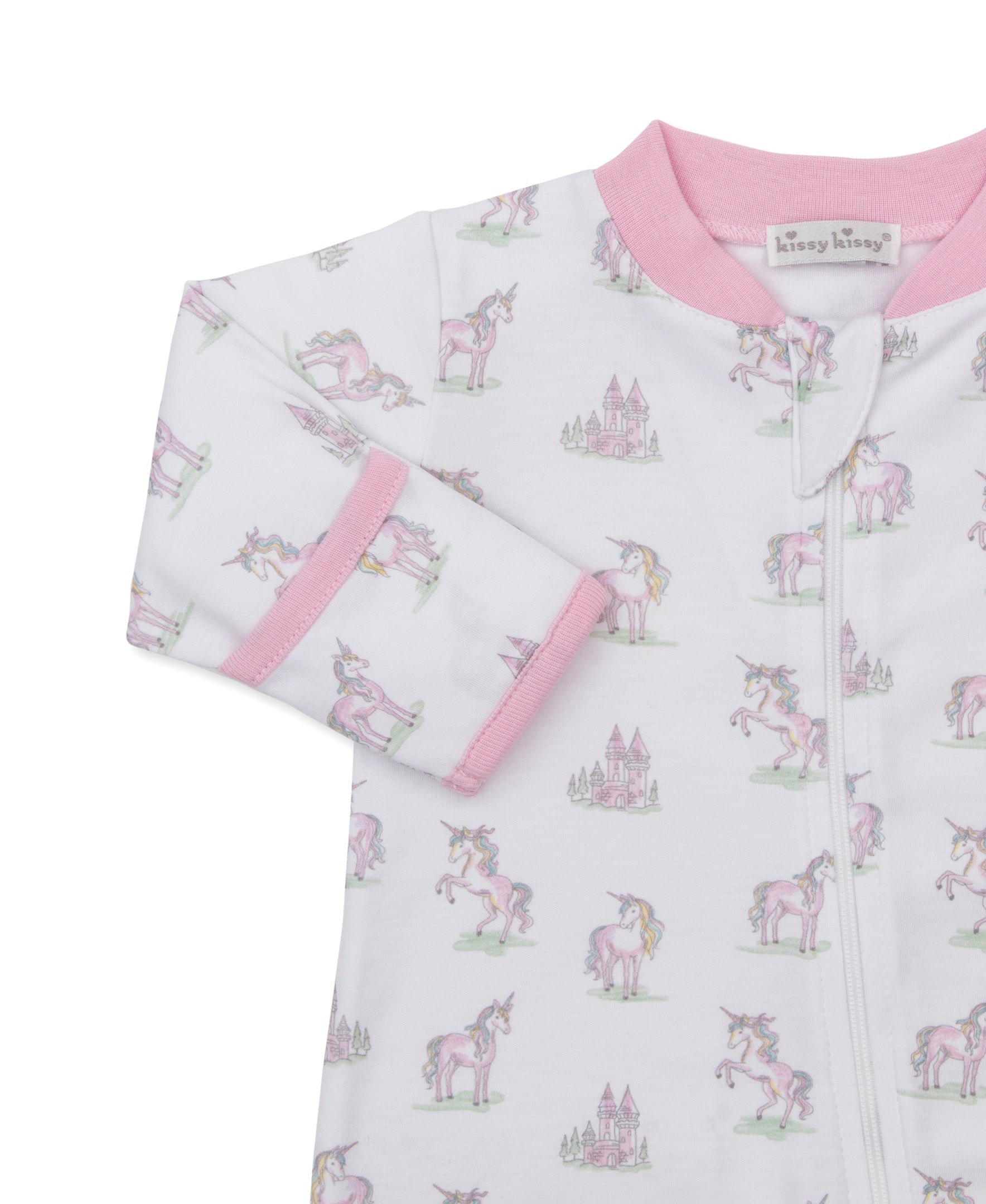 Magical Unicorns Zip Footie - Kissy Kissy
