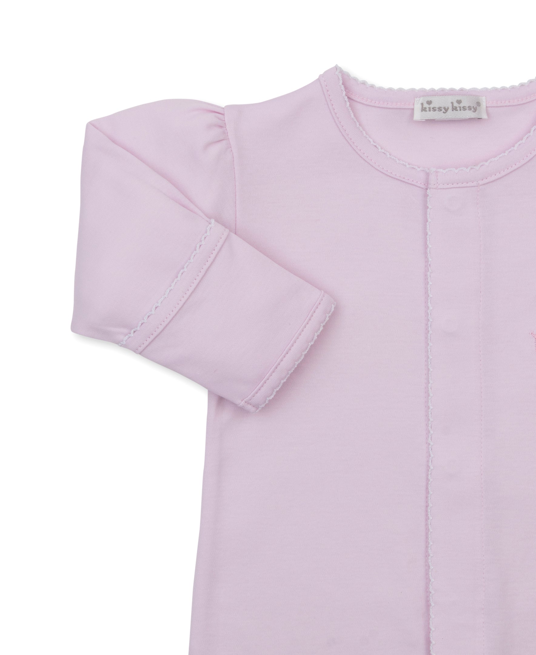 Giraffe Laughs Pink Footie - Kissy Kissy