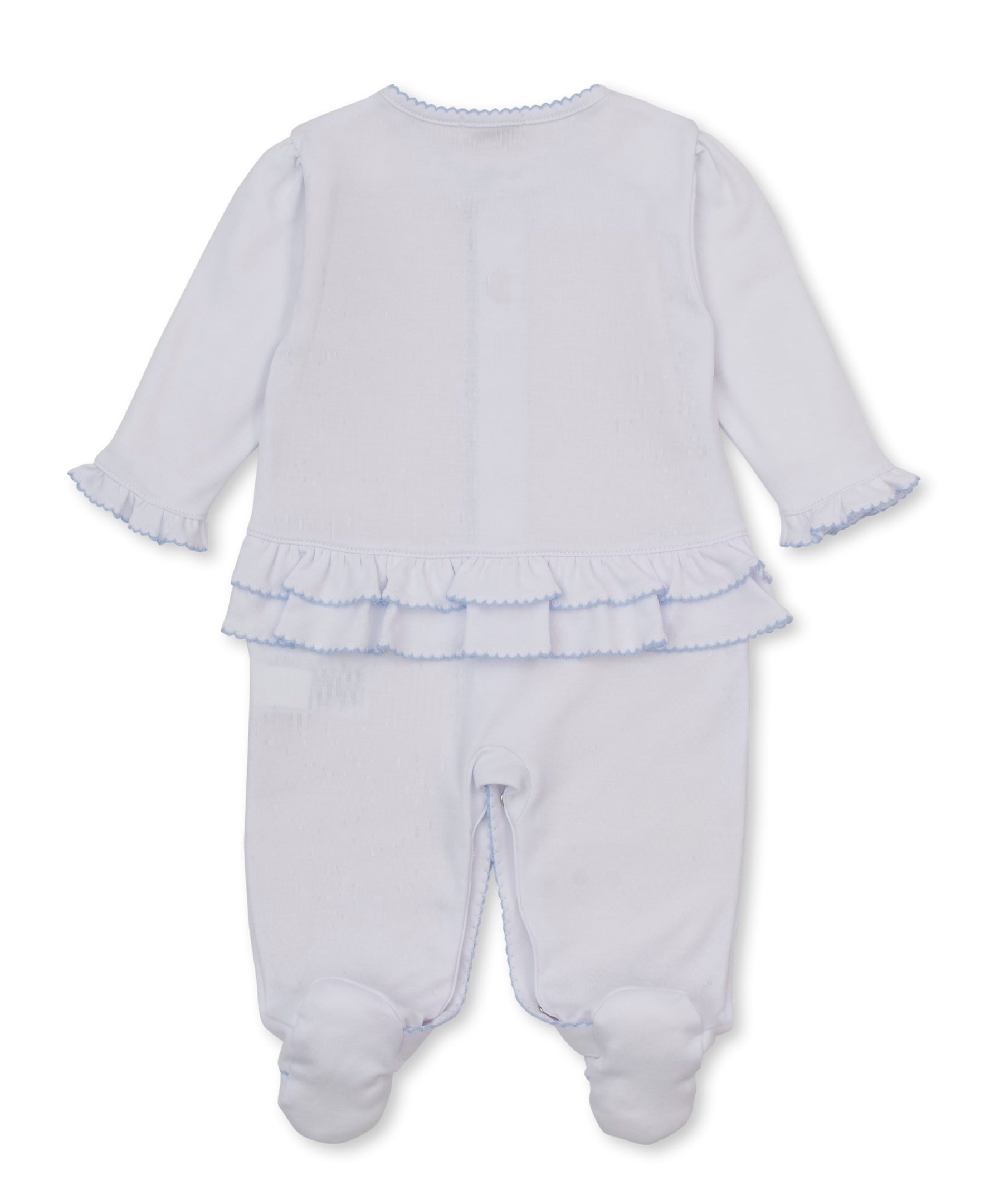 Premier Rose Bow Hand Emb. Footie