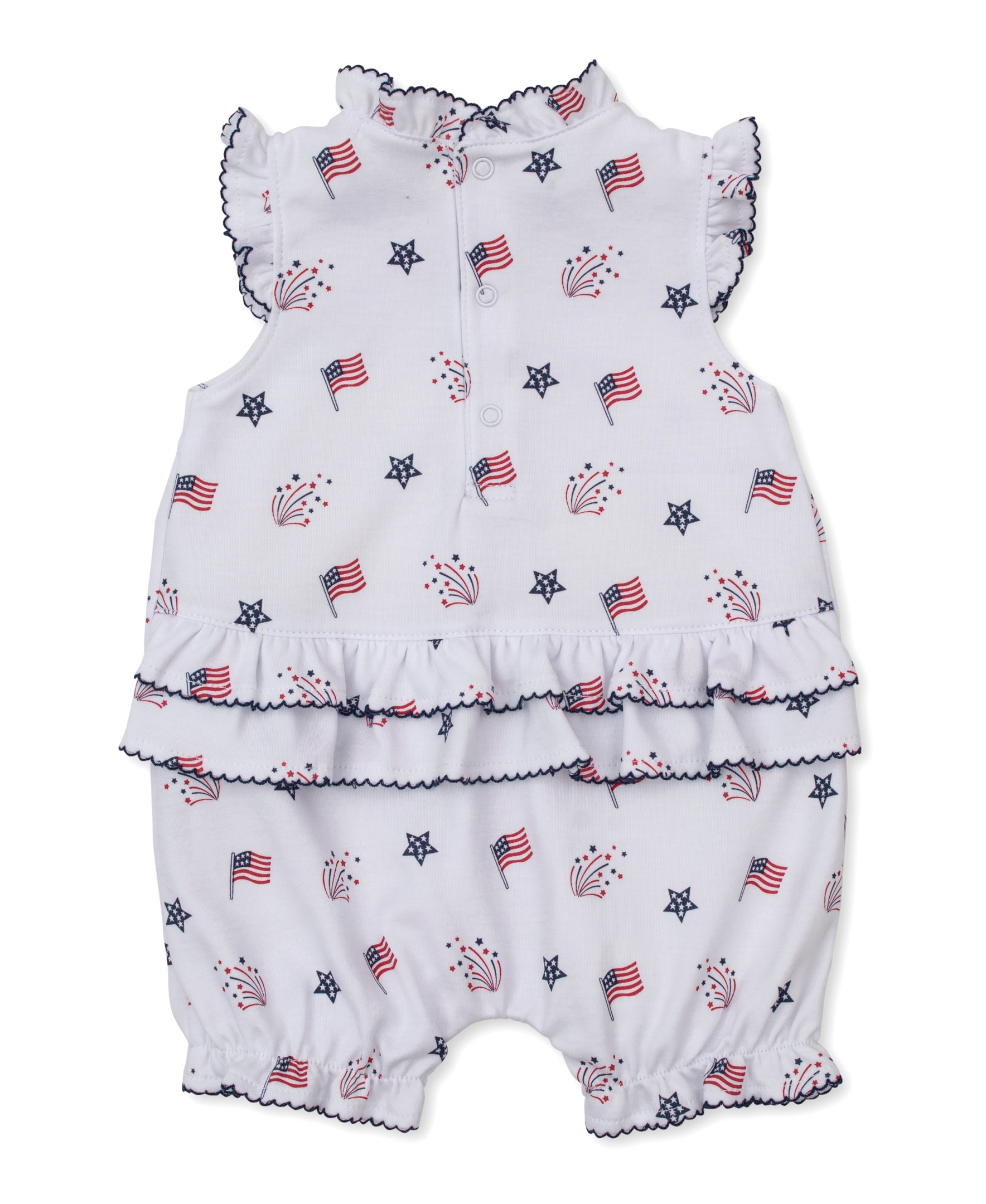 Star-Spangled Freedom Ruffle Playsuit - Kissy Kissy