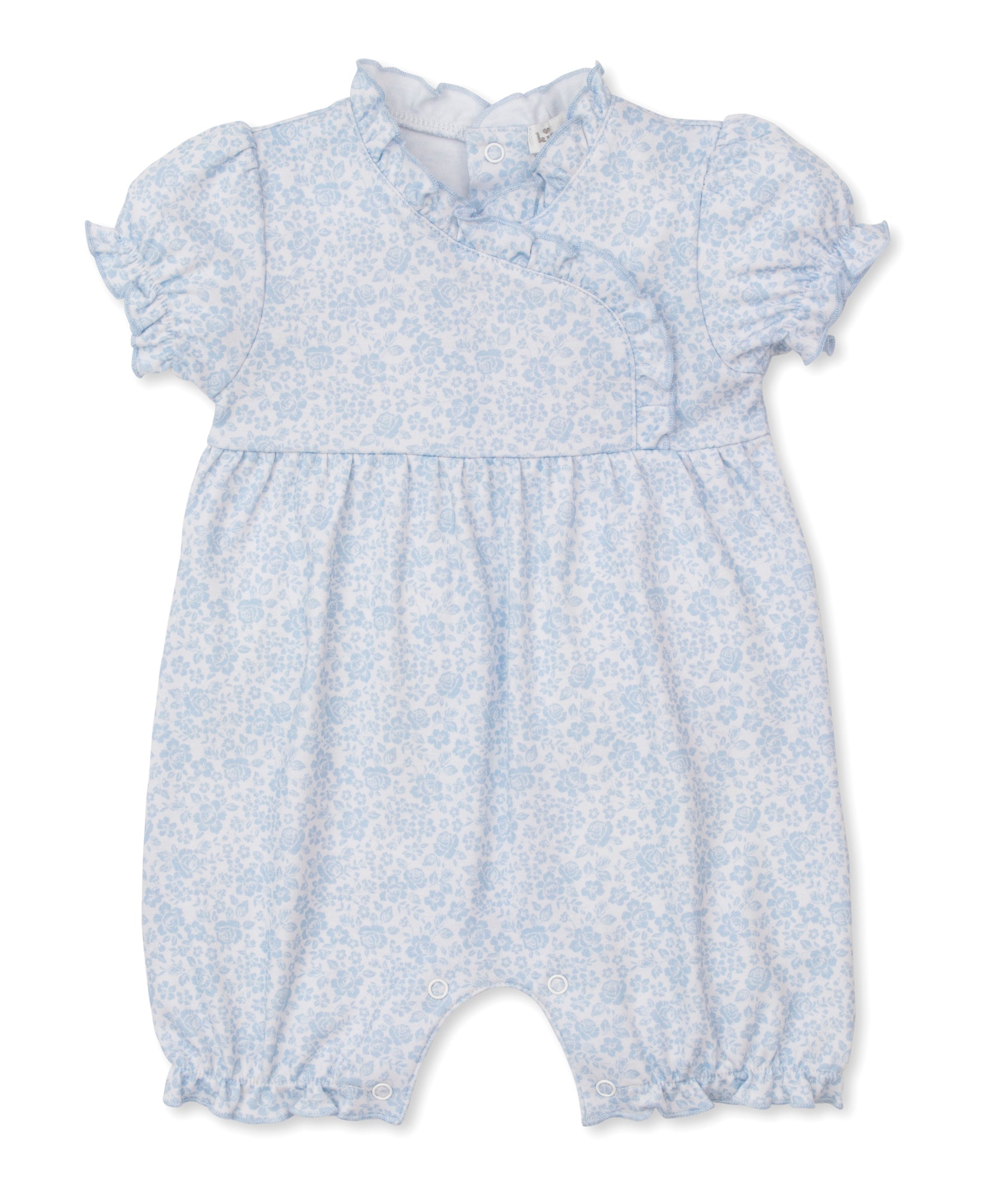Country Gardens Blue Short Playsuit