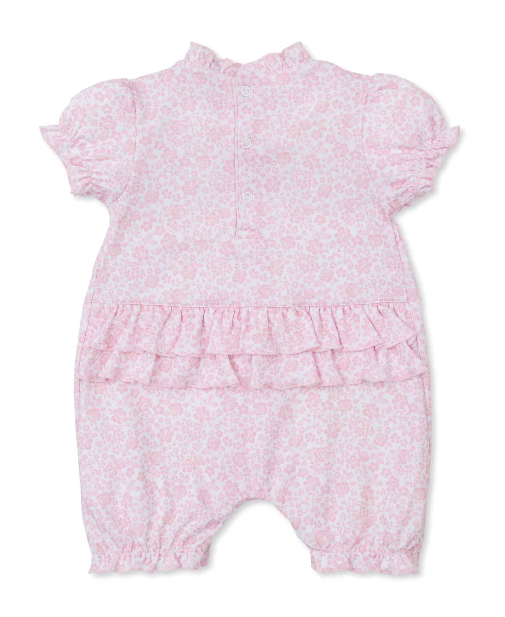 Country Gardens Pink Short Playsuit