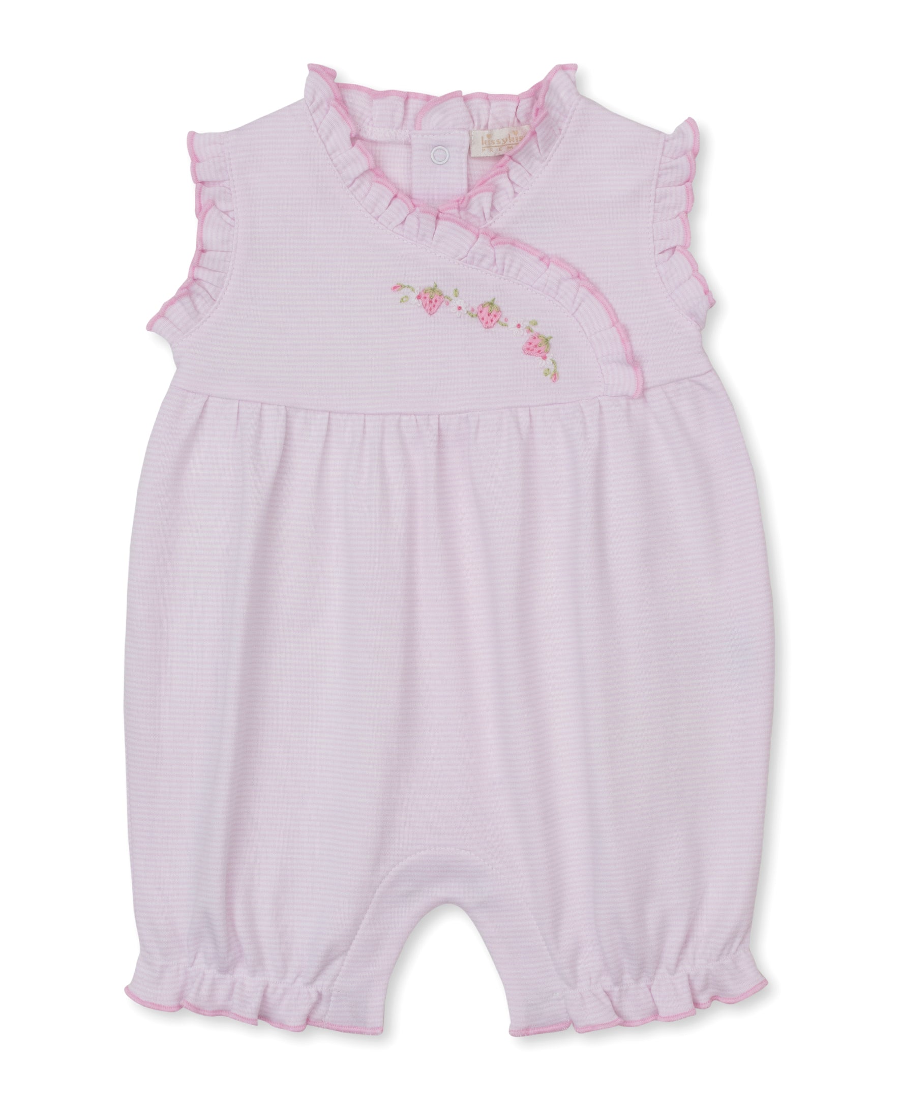 CLB Summer Medley 26 Pink Hand Emb. Short Playsuit