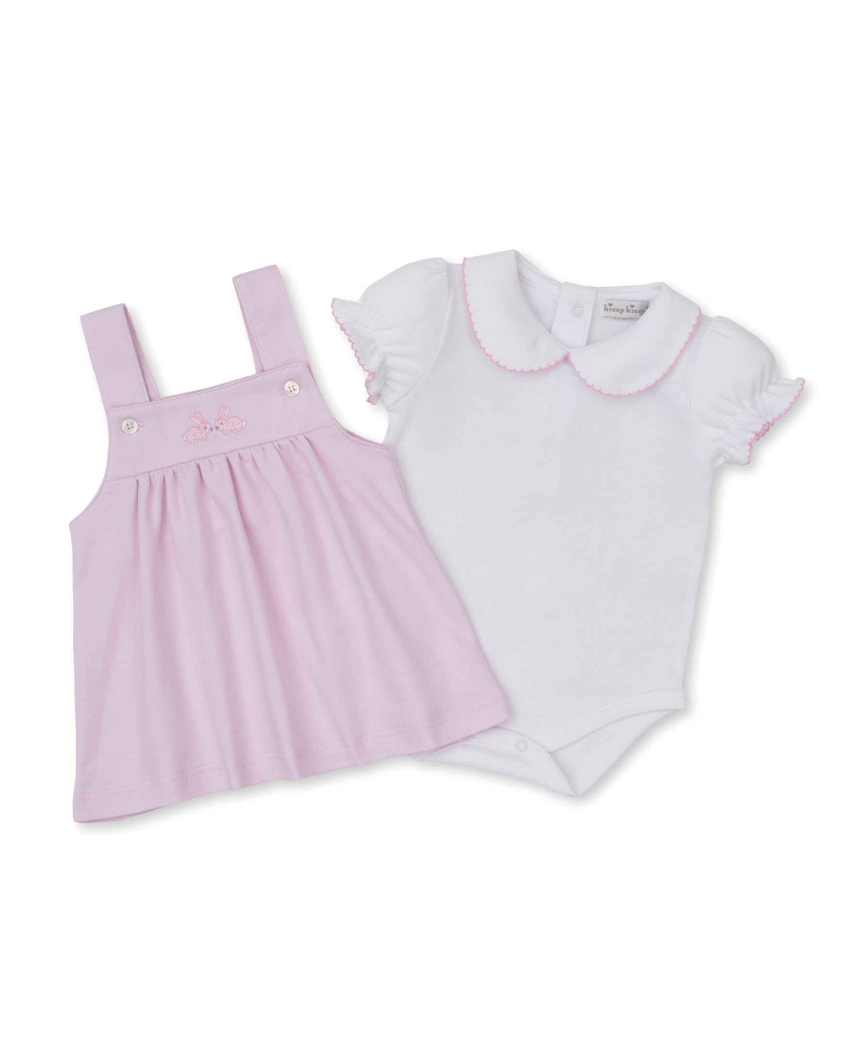 Springtime Bunny Fun Pink Jumper Set - Kissy Kissy