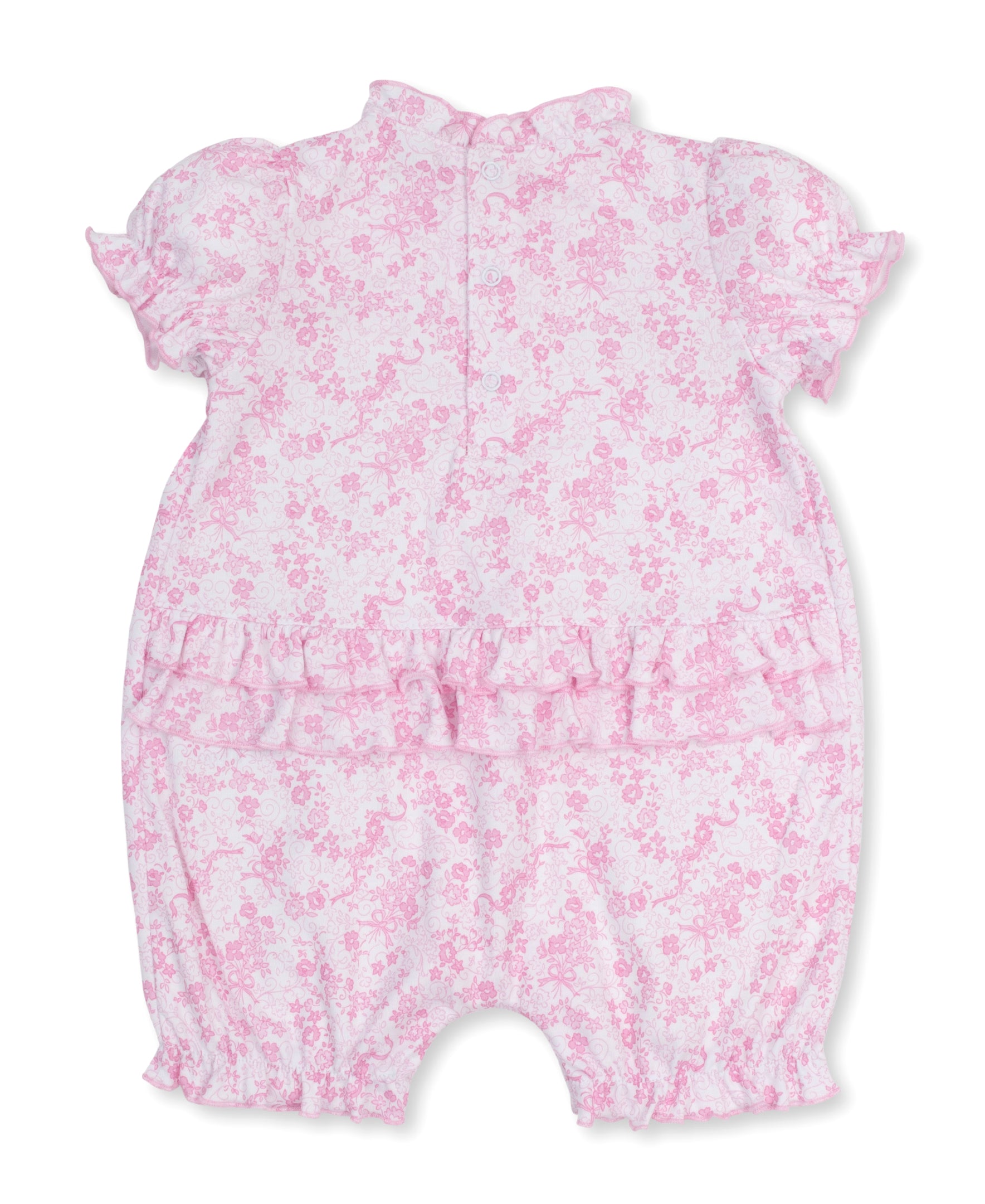 Old English Roses Short Playsuit & Floppy Hat Set - Kissy Kissy