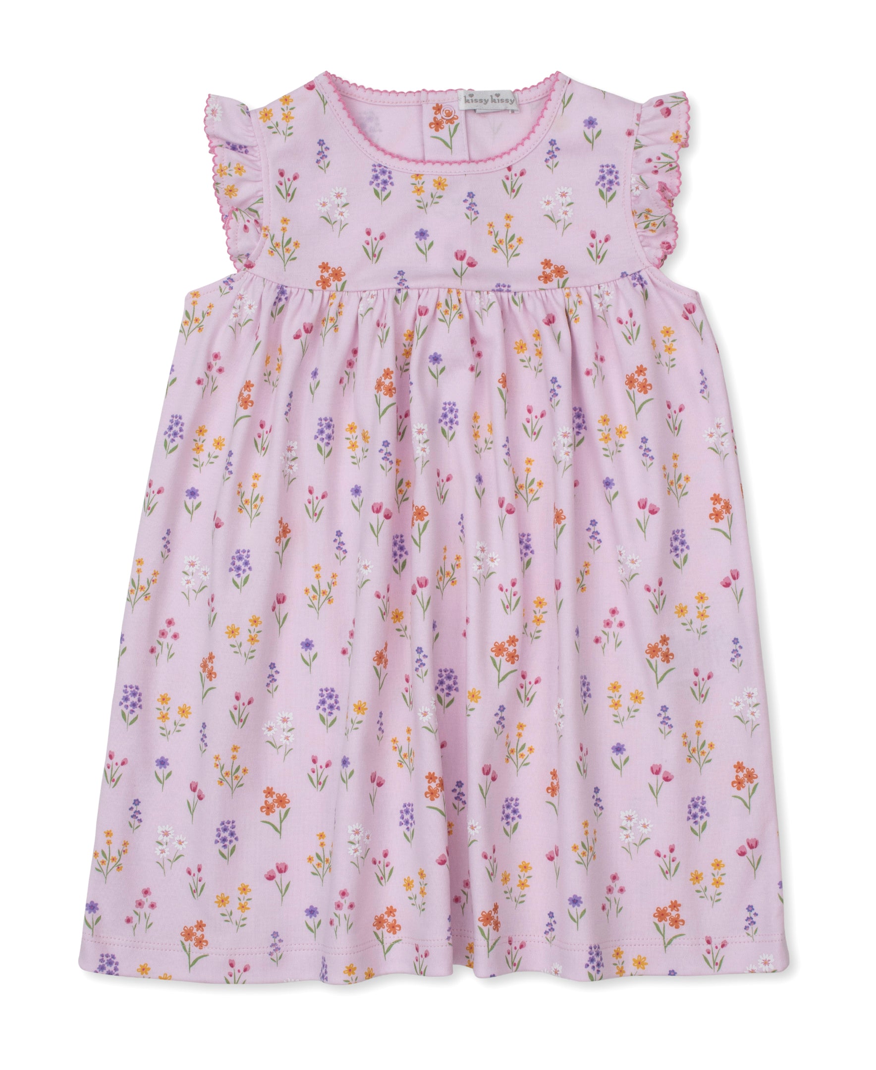 Summer Wildflowers Pink Toddler Dress - Kissy Kissy