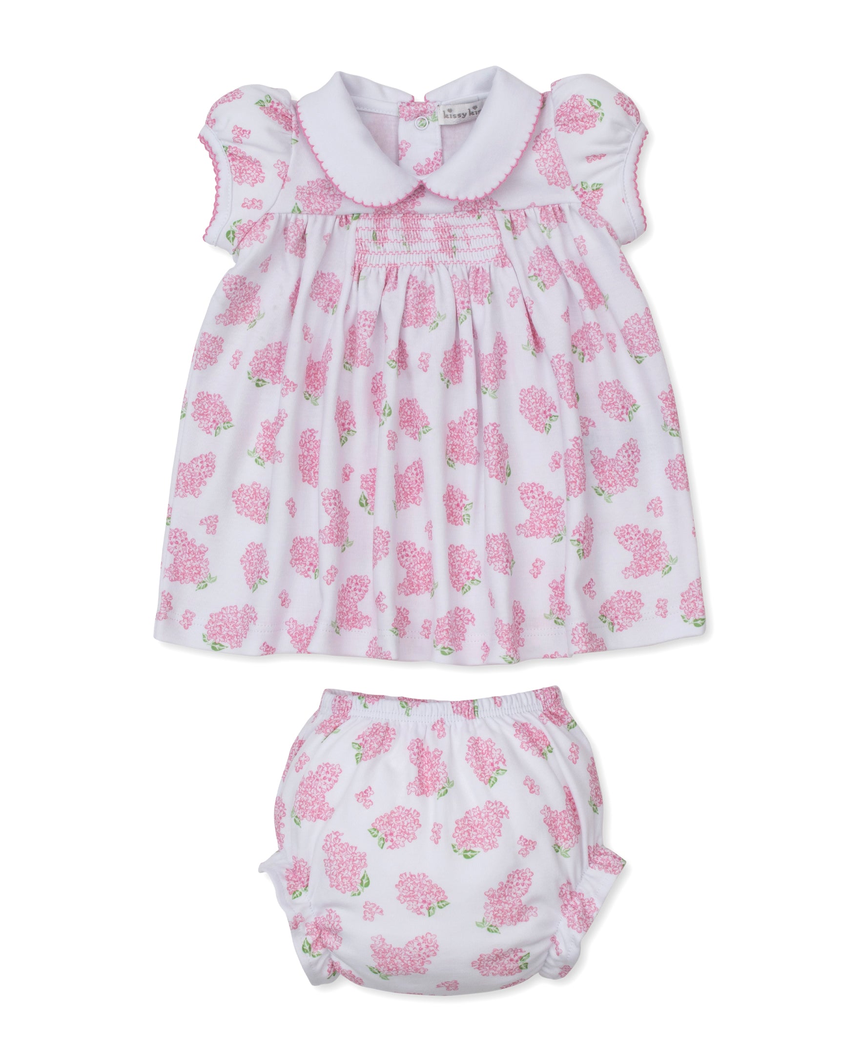 Lilac Love Pink Smocked Dress Set - Kissy Kissy