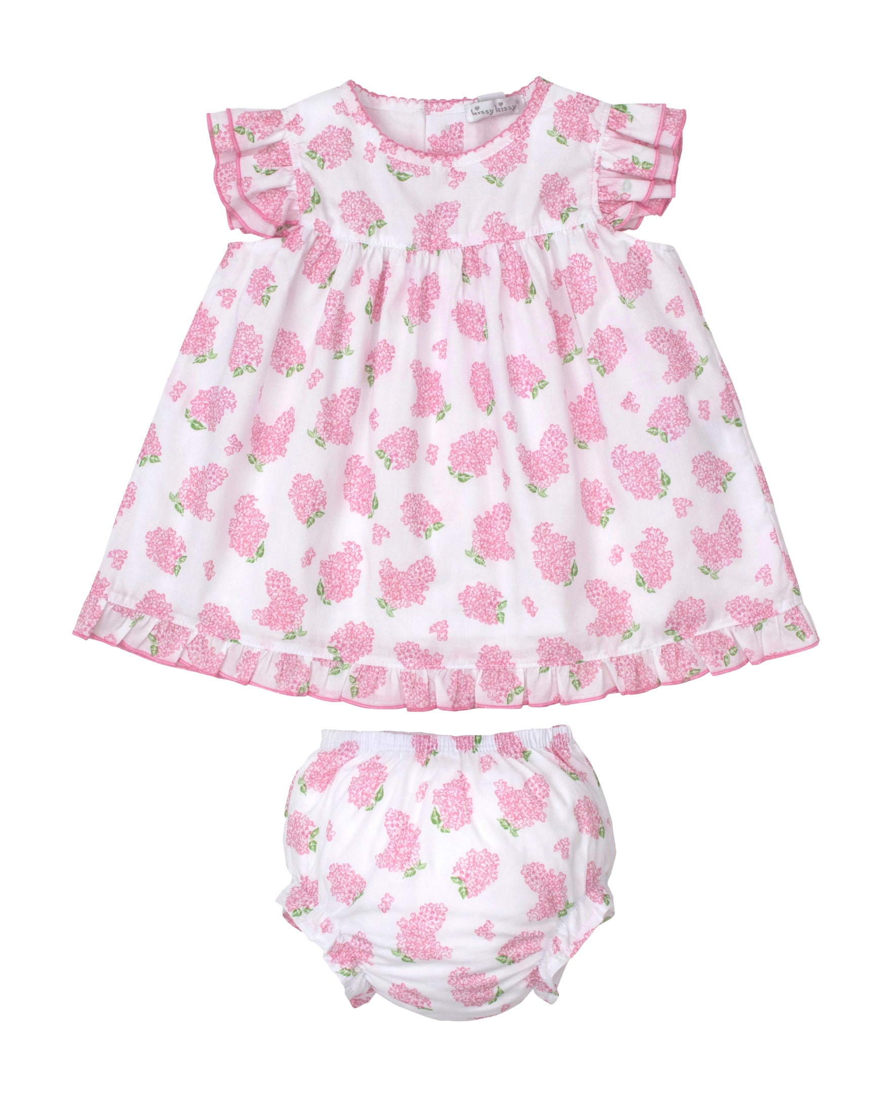 Lilac Love Pink Woven Dress Set - Kissy Kissy