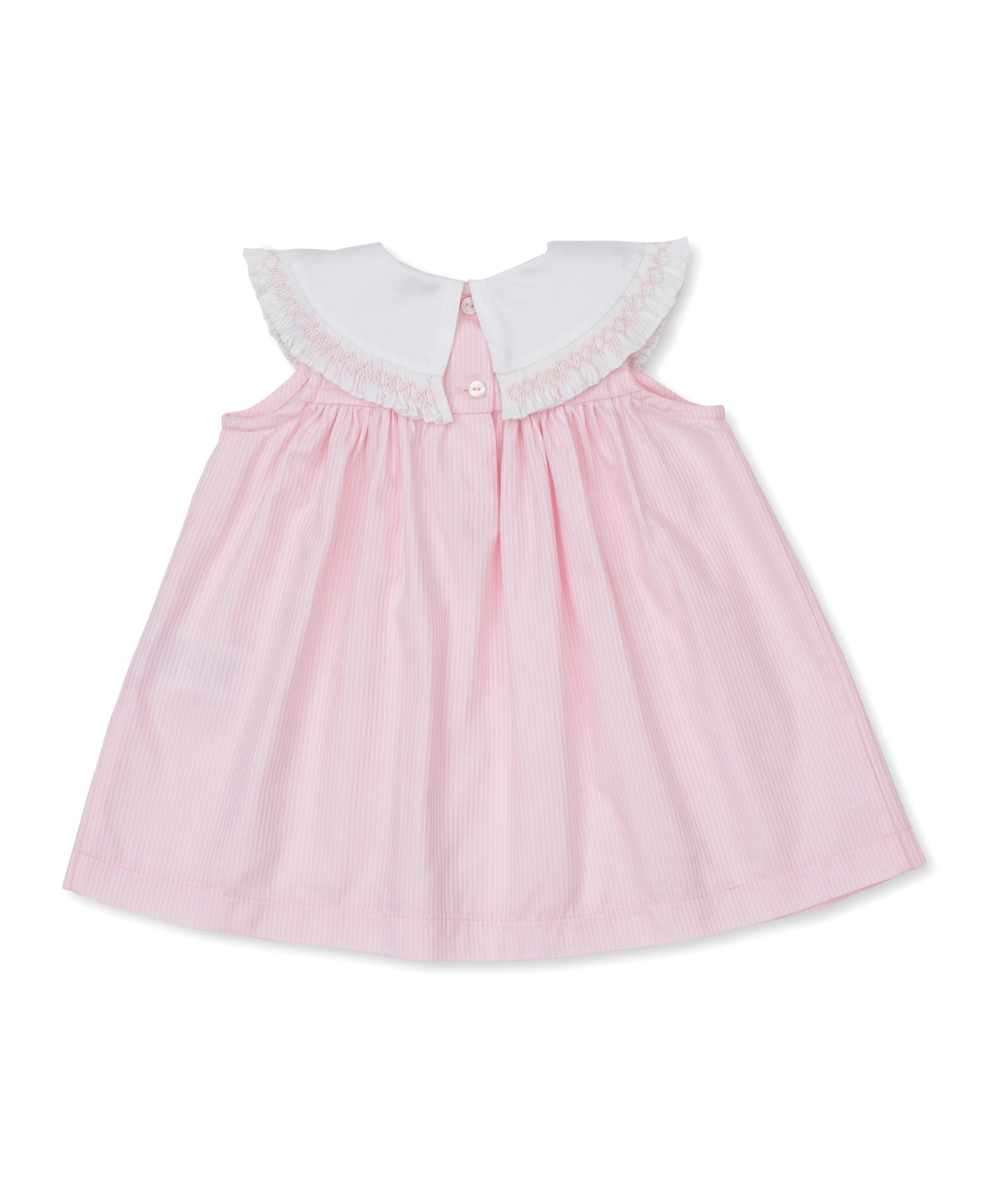 Kissy Elegance Pink Hand Smocked Woven Dress - Kissy Kissy