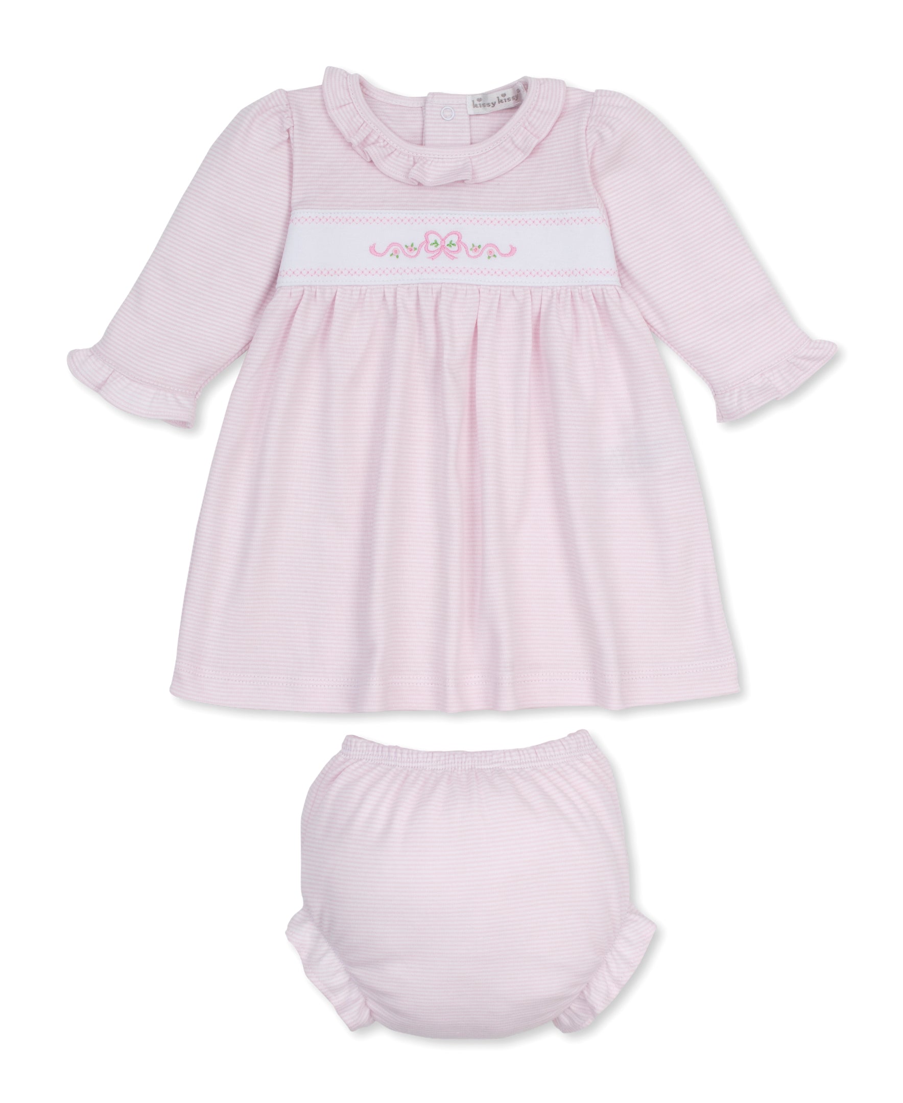 Classic Treasures FA26 Pink Stripe Dress Set - Kissy Kissy