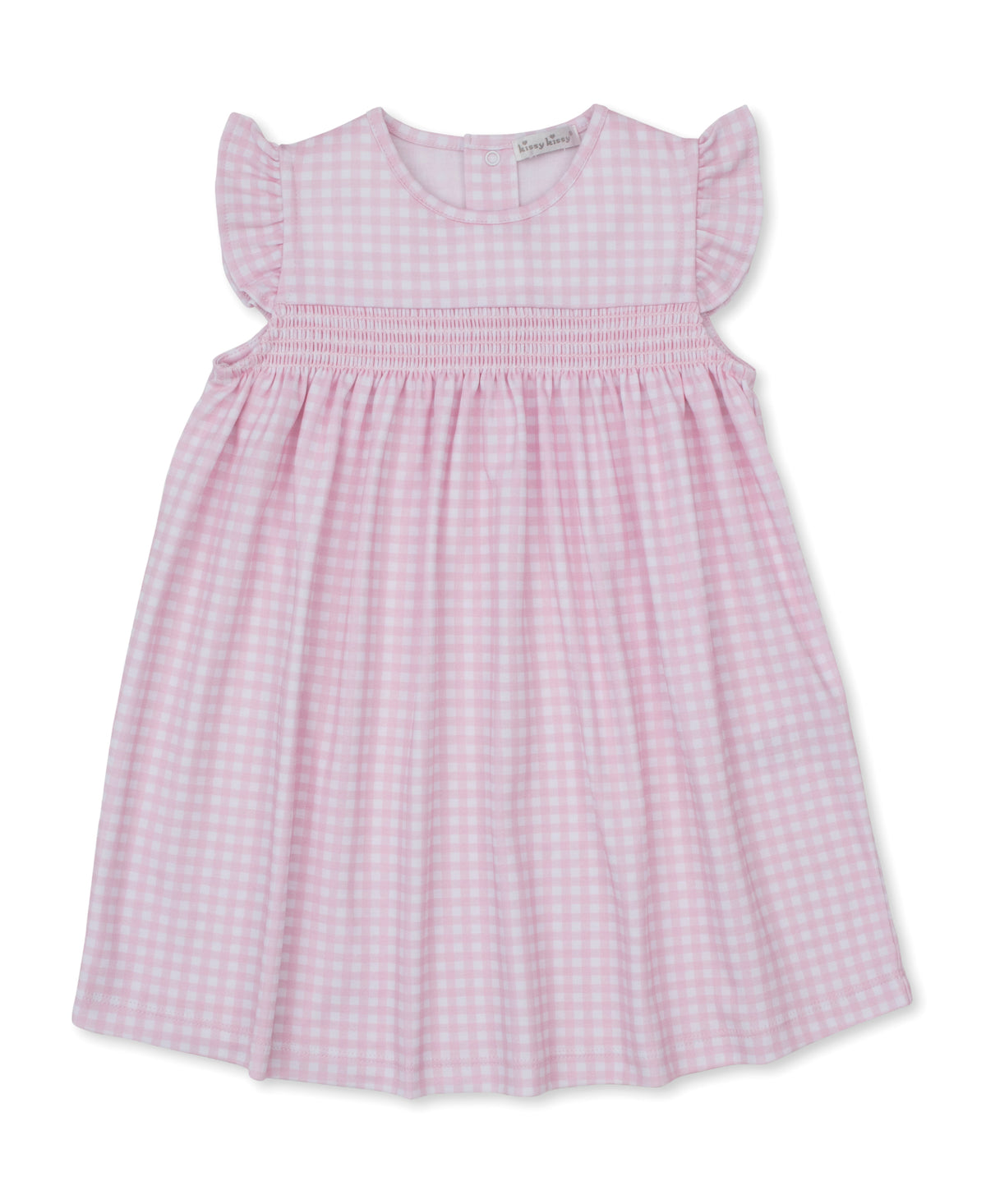 Gingham Traditions Pink Smocked Toddler Dress - Kissy Kissy