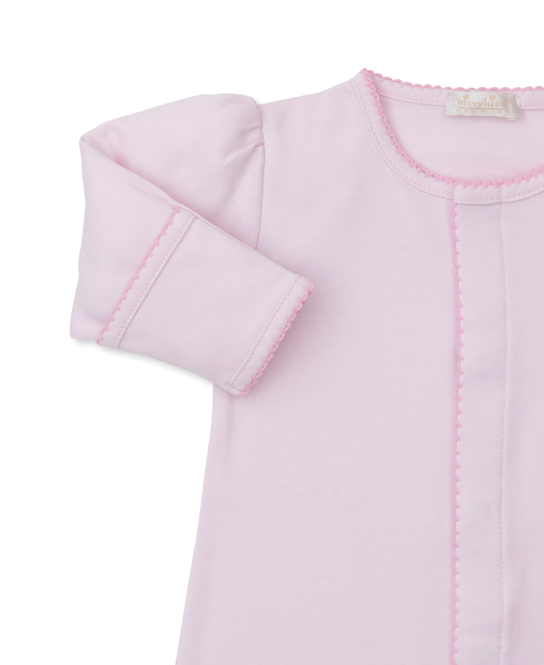 Premier Noah's Ark Pink Hand Emb. Conv. Gown - Kissy Kissy