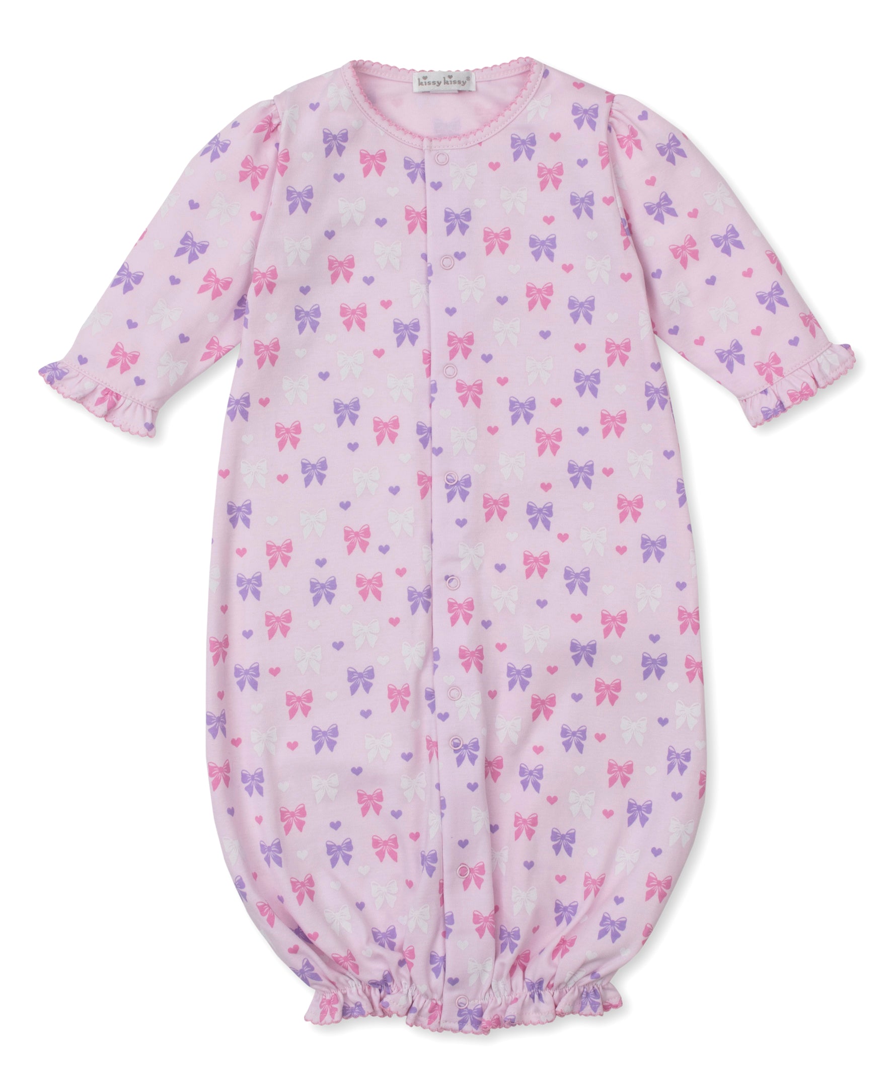 Billowy Bows Pink Convertible Gown - Kissy Kissy