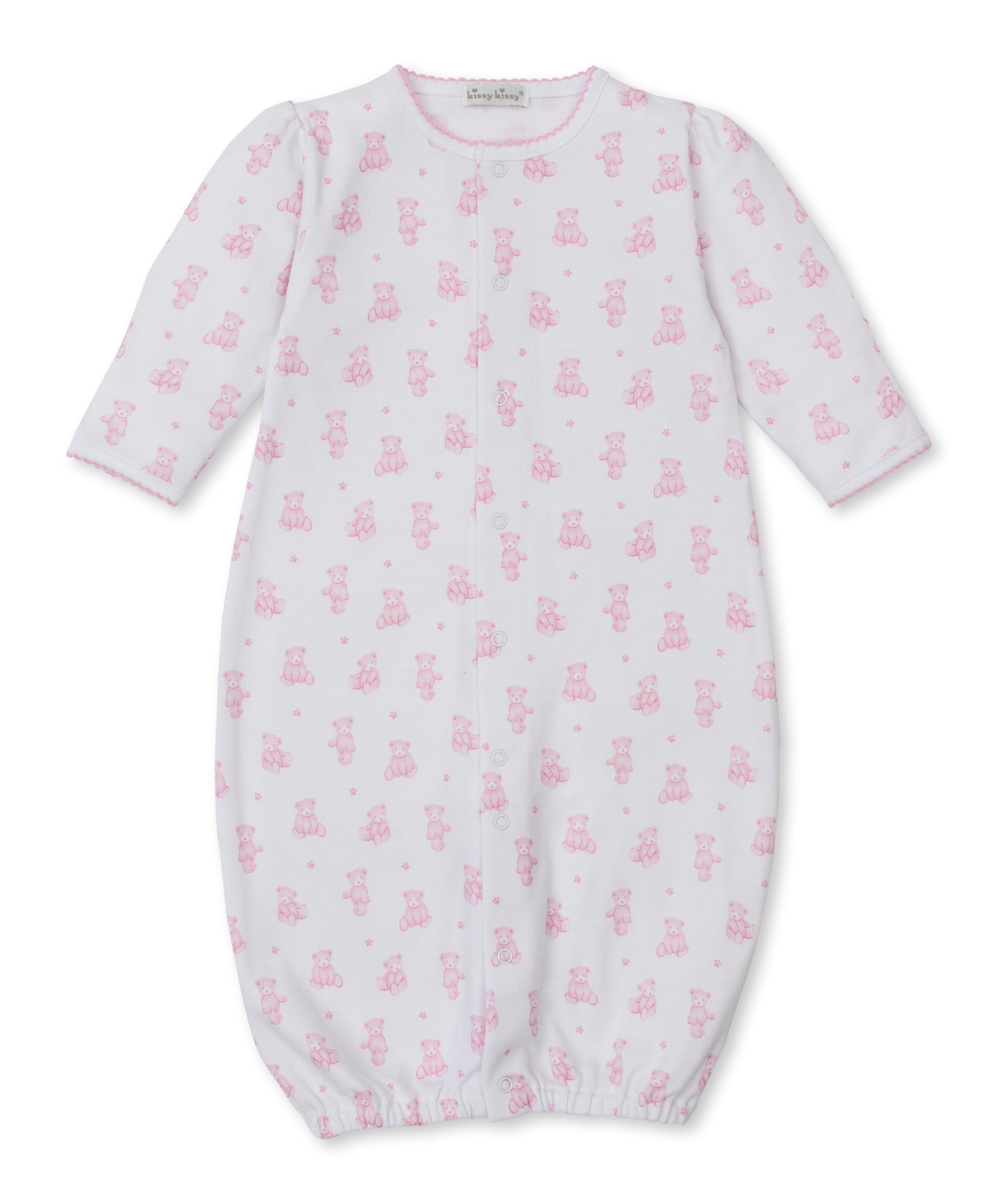 Teddy Bear Time Pink Convertible Gown - Kissy Kissy