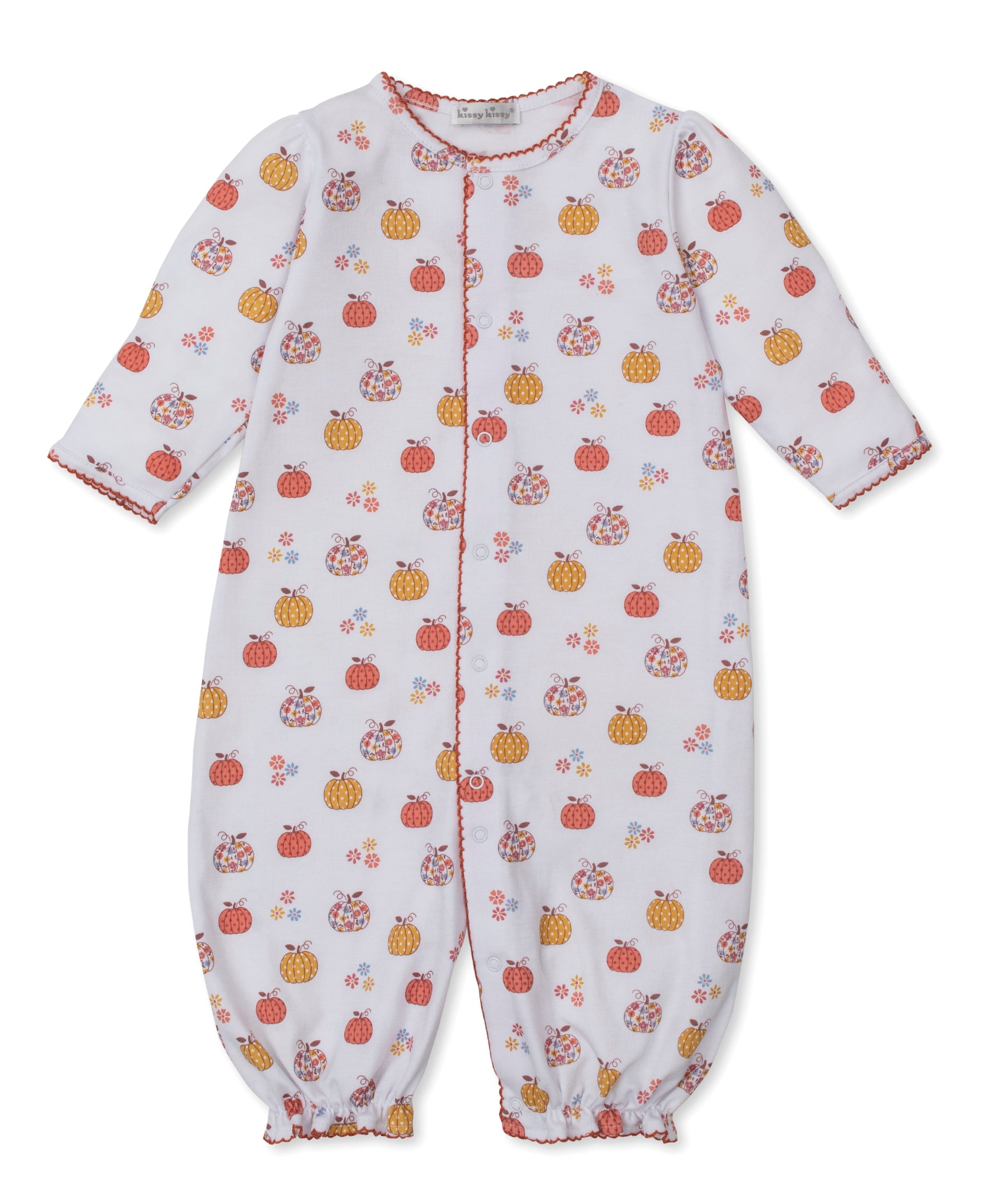 Patchwork Pumpkin Convertible Gown - Kissy Kissy