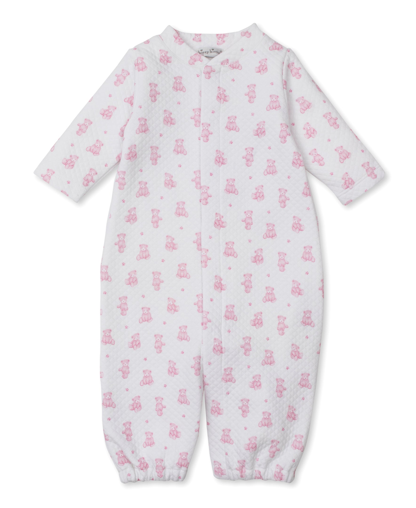 Teddy Bear Time Pink Jacquard Convertible Gown - Kissy Kissy
