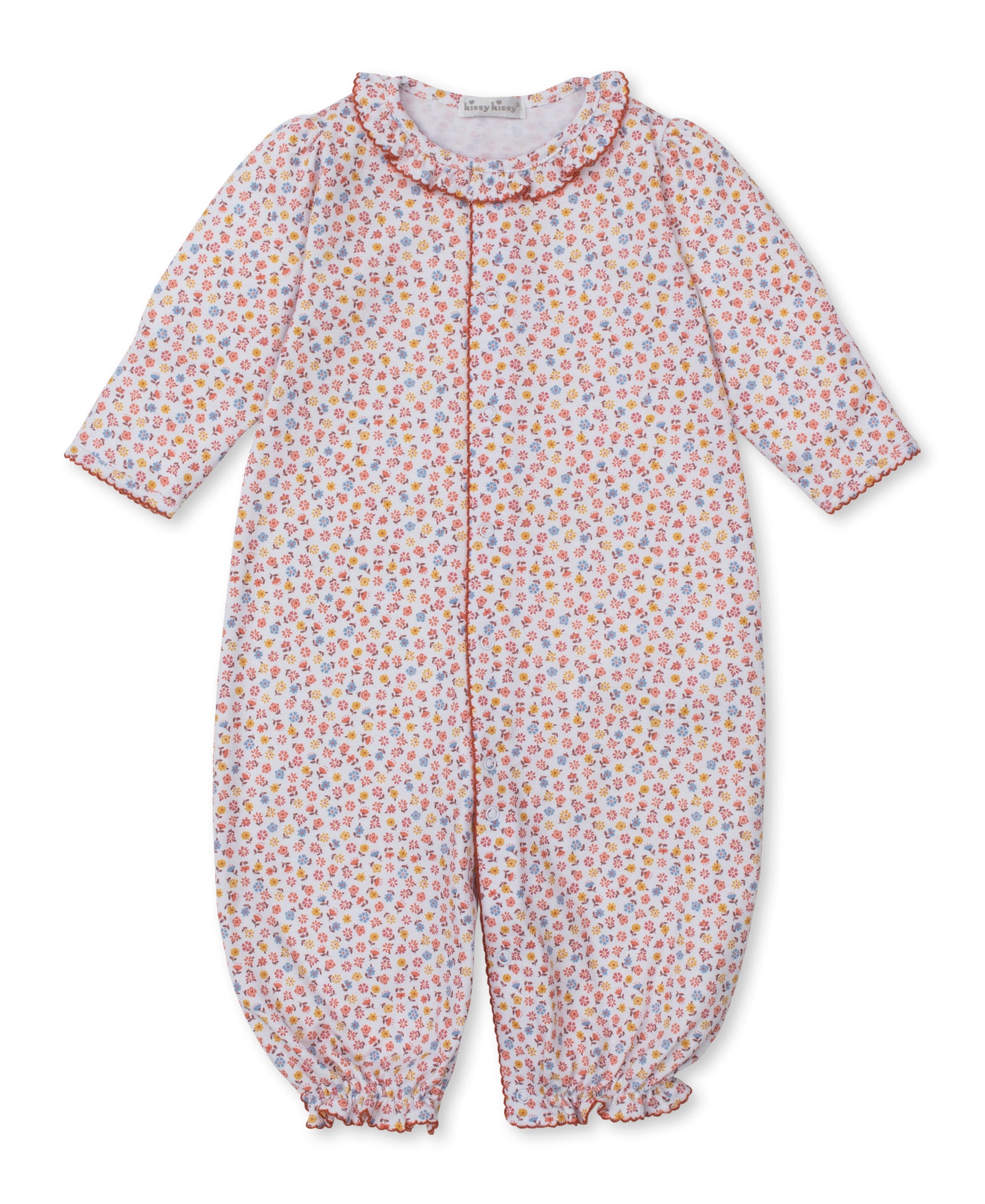 Patchwork Pumpkin Floral Convertible Gown - Kissy Kissy