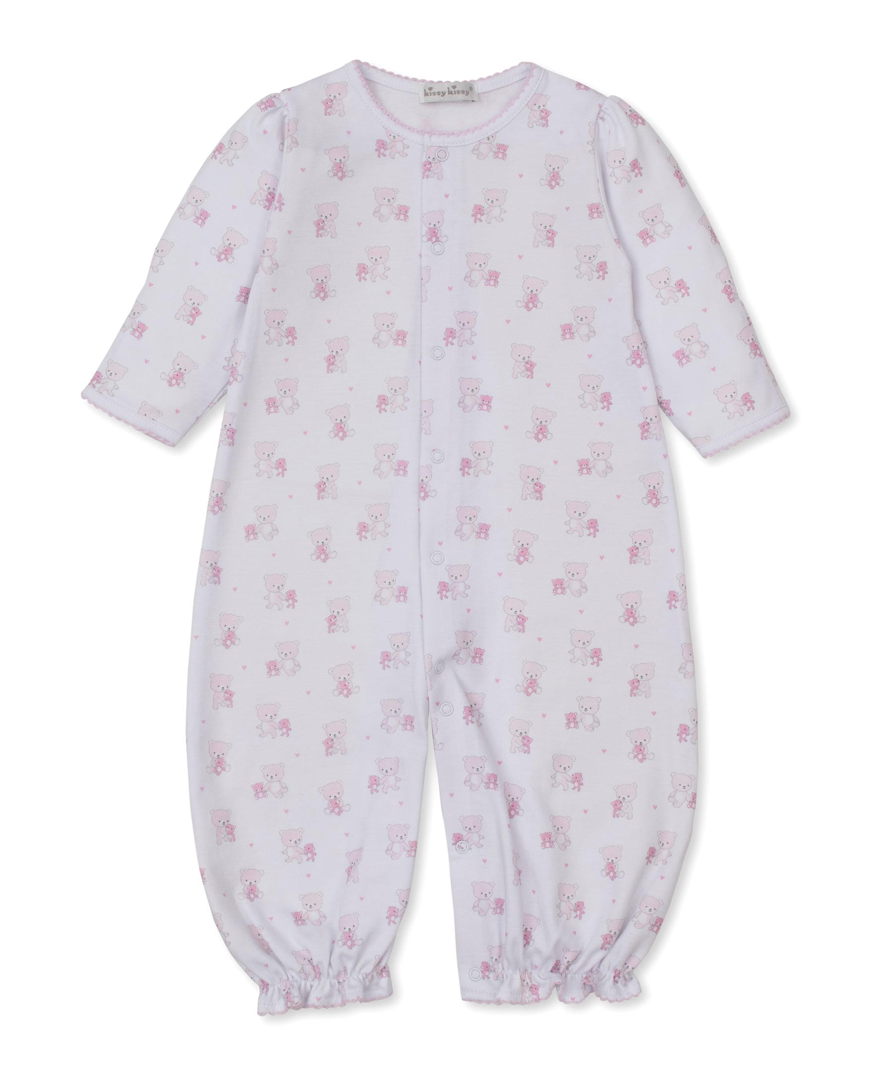 Teddy Bear Love Pink Convertible Gown - Kissy Kissy