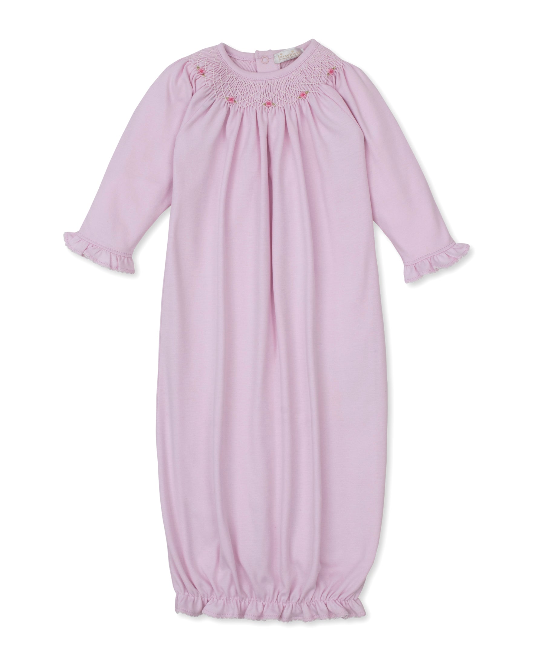 CLB Summer Bishop 26 Pink Hand Smocked Sack - Kissy Kissy