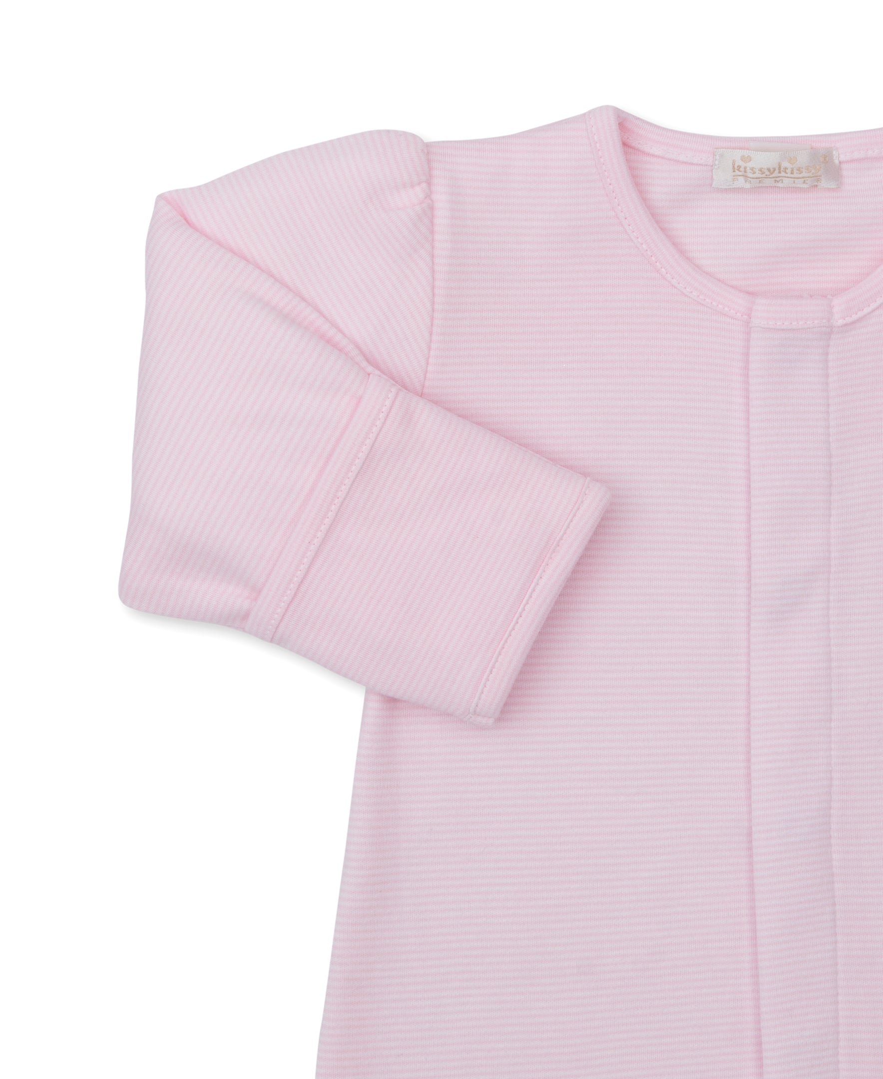 SCE Safari Party Pink Hand Emb. Stripe Conv. Gown - Kissy Kissy